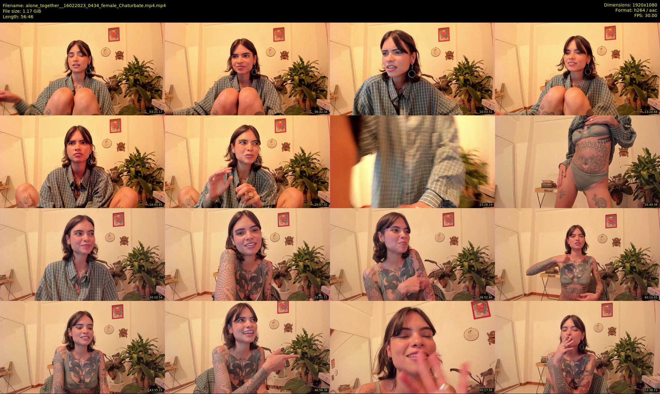 alone_together_ — 57 minute Chaturbate female cam show recording, 1080p, Feb 16, 2023