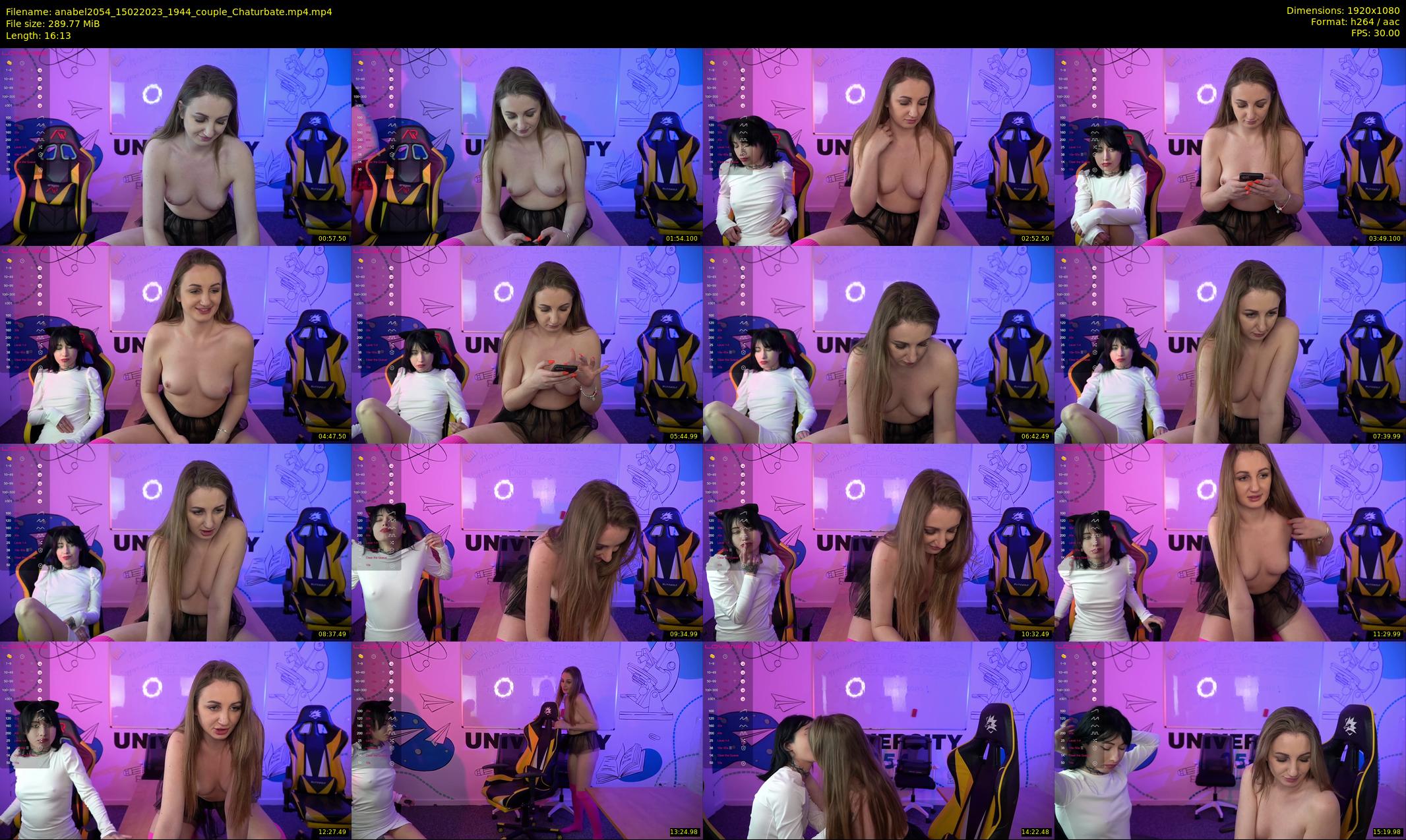 anabel2054 — 17 minute Chaturbate female cam show recording, 1080p, Feb 15, 2023