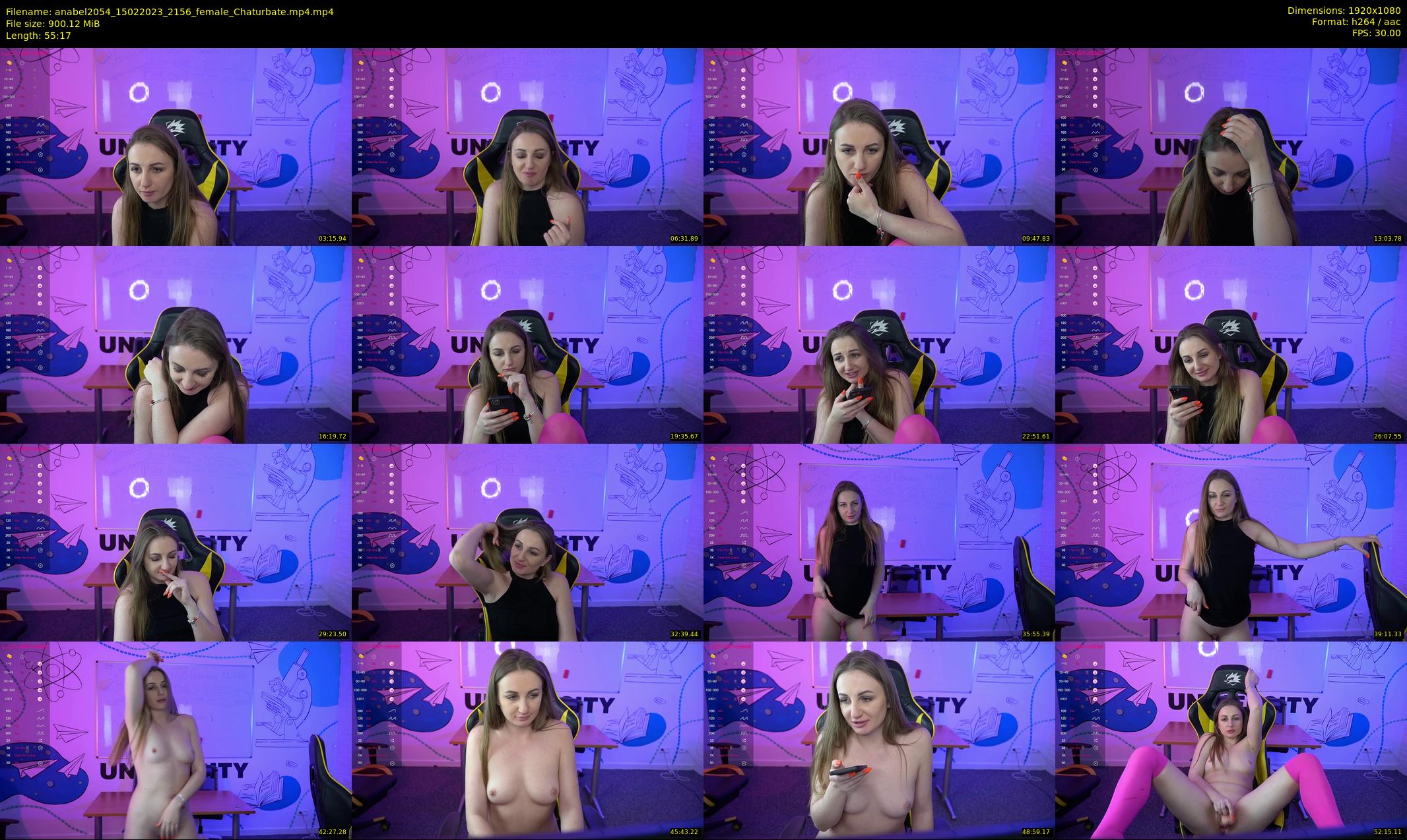 anabel2054 — 56 minute Chaturbate female cam show recording, 1080p, Feb 15, 2023