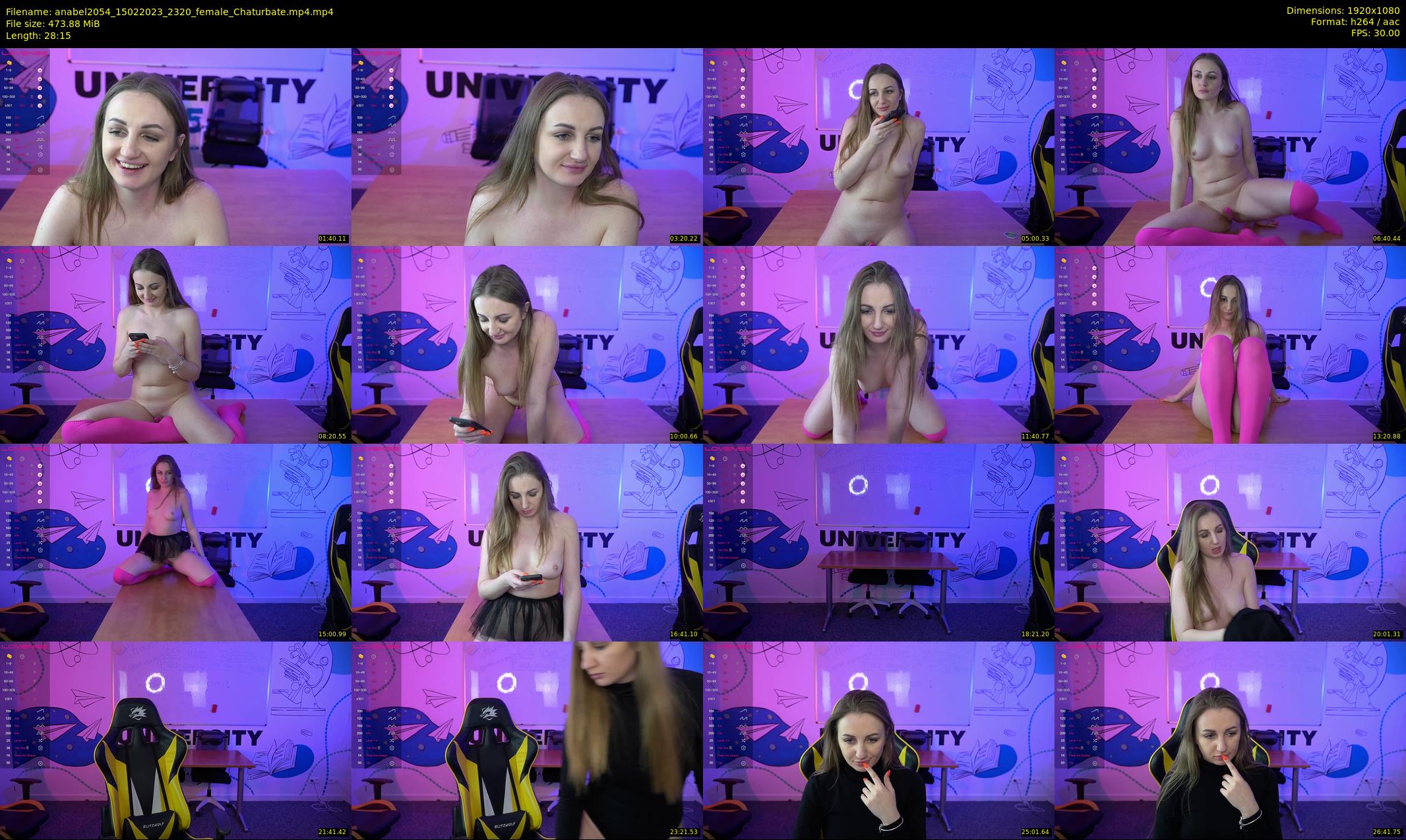 anabel2054 — 29 minute Chaturbate female cam show recording, 1080p, Feb 15, 2023