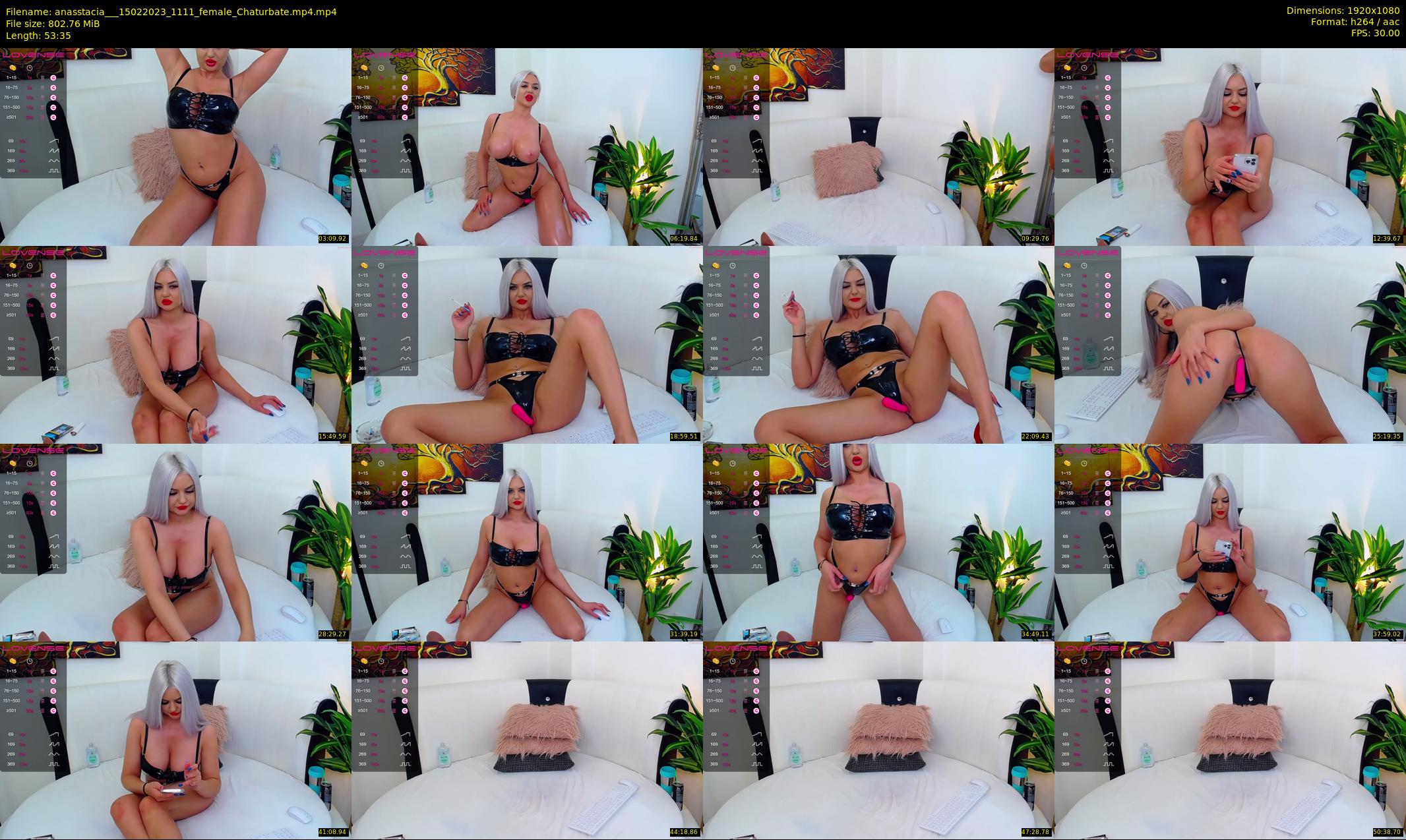 anasstacia__ — 54 minute Chaturbate female cam show recording, 1080p, Feb 15, 2023