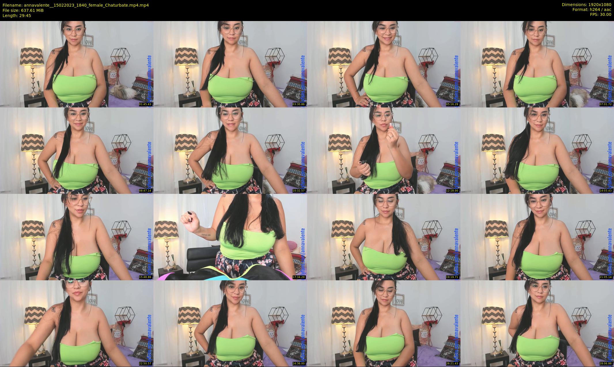 annavalente_ — 30 minute Chaturbate female cam show recording, 1080p, Feb 15, 2023