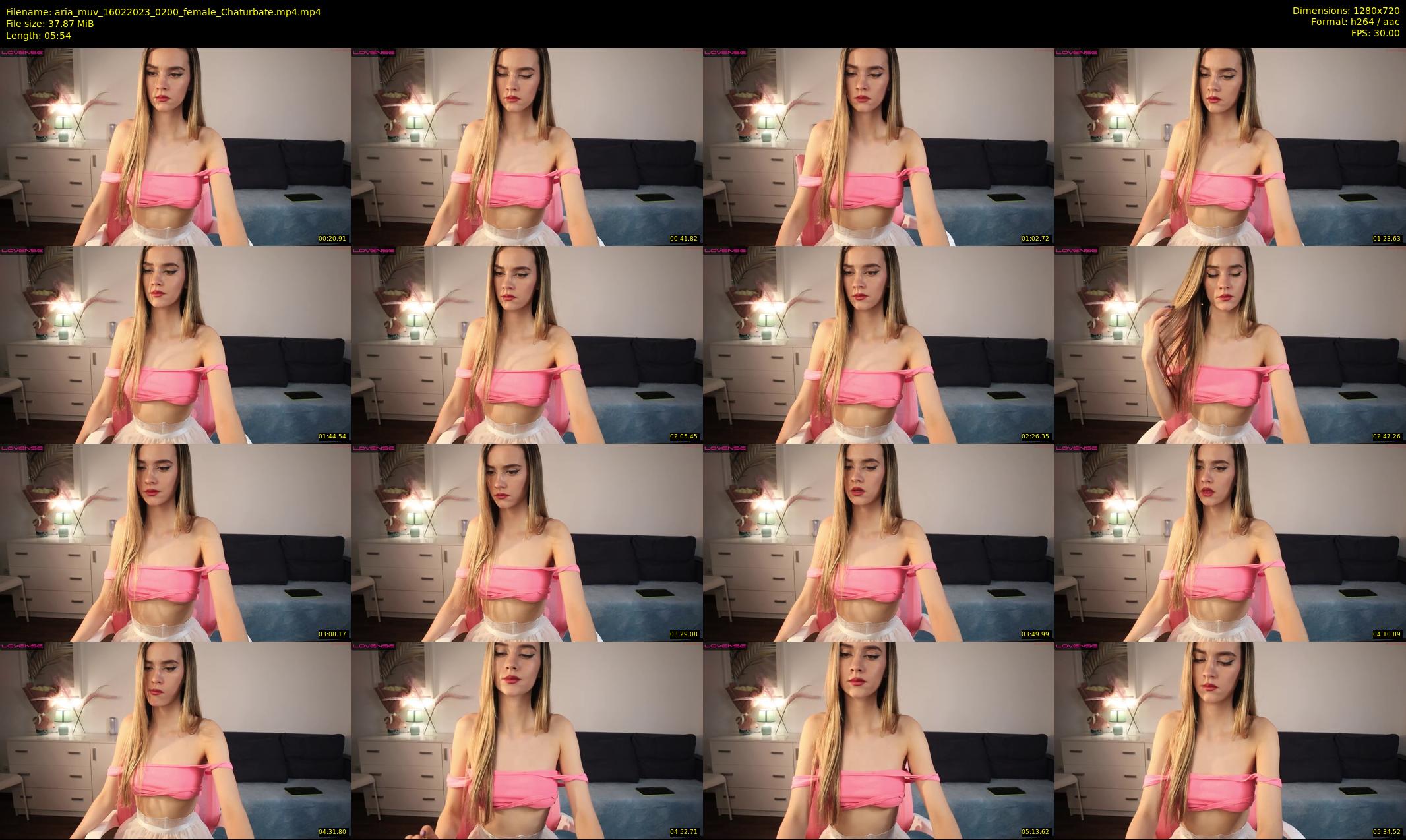 aria_muv — 6 minute Chaturbate female cam show recording, 720p, Feb 16, 2023