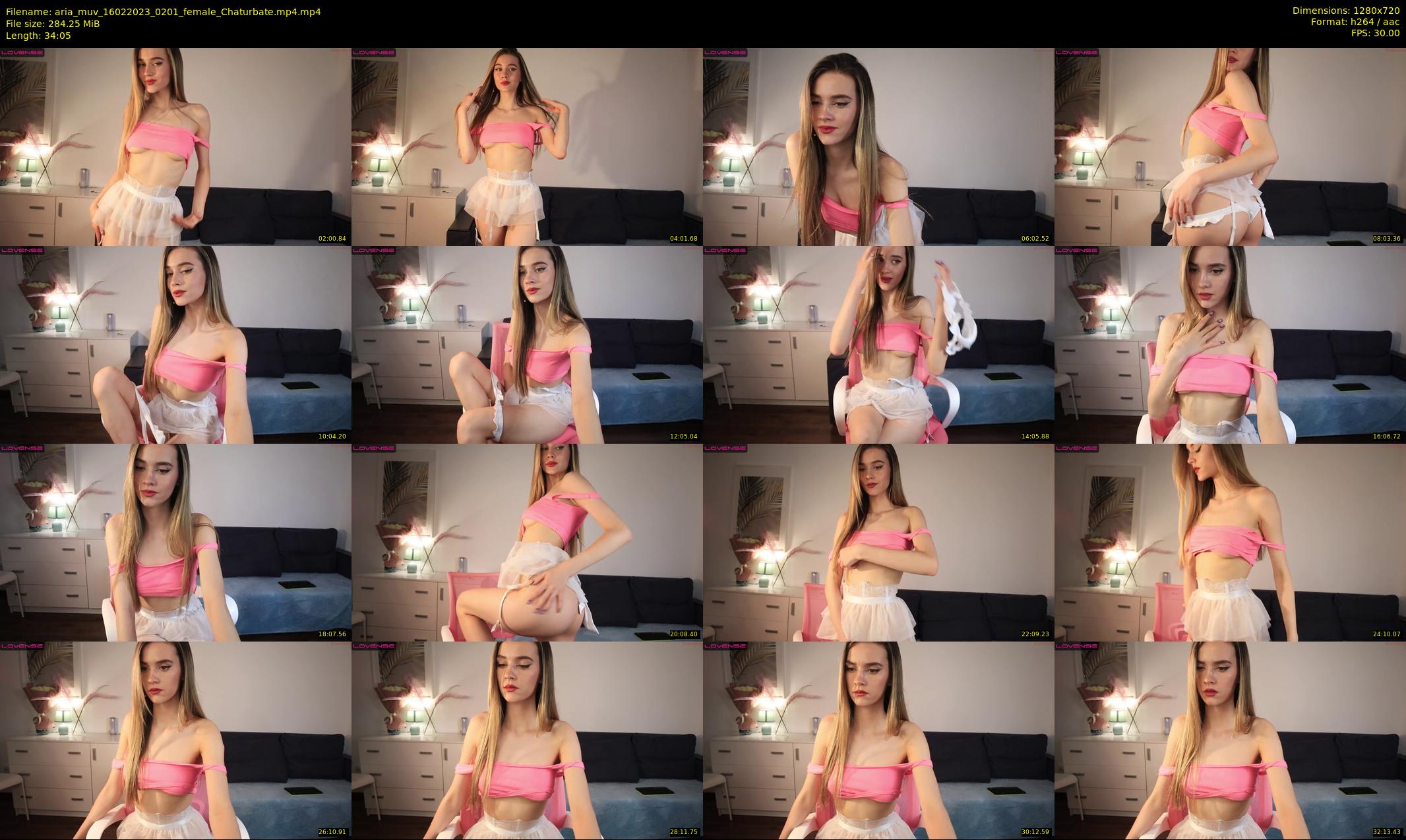 aria_muv — 35 minute Chaturbate female cam show recording, 720p, Feb 16, 2023