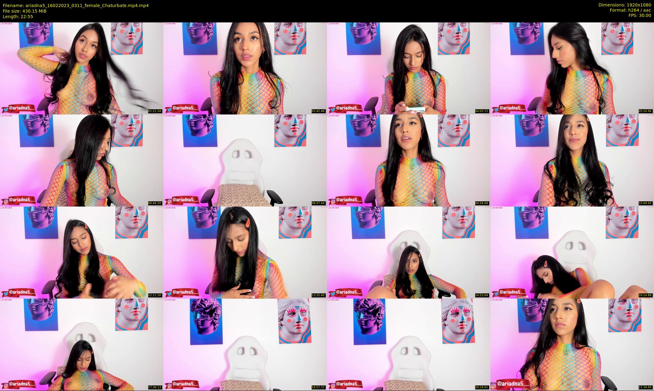 ariadna5 — 23 minute Chaturbate female cam show recording, 1080p, Feb 16, 2023