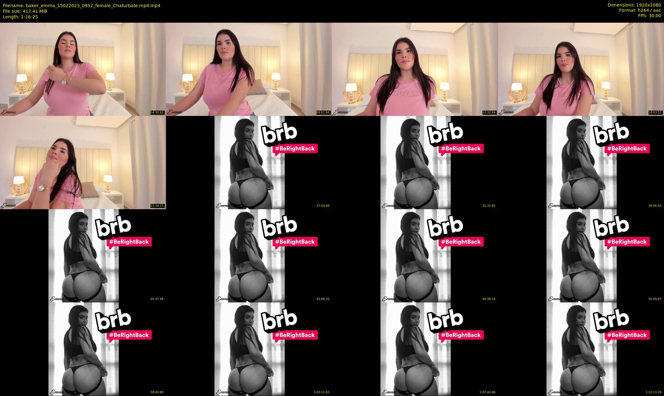 baker_emma — 77 minute Chaturbate female cam show recording, 1080p, Feb 15, 2023