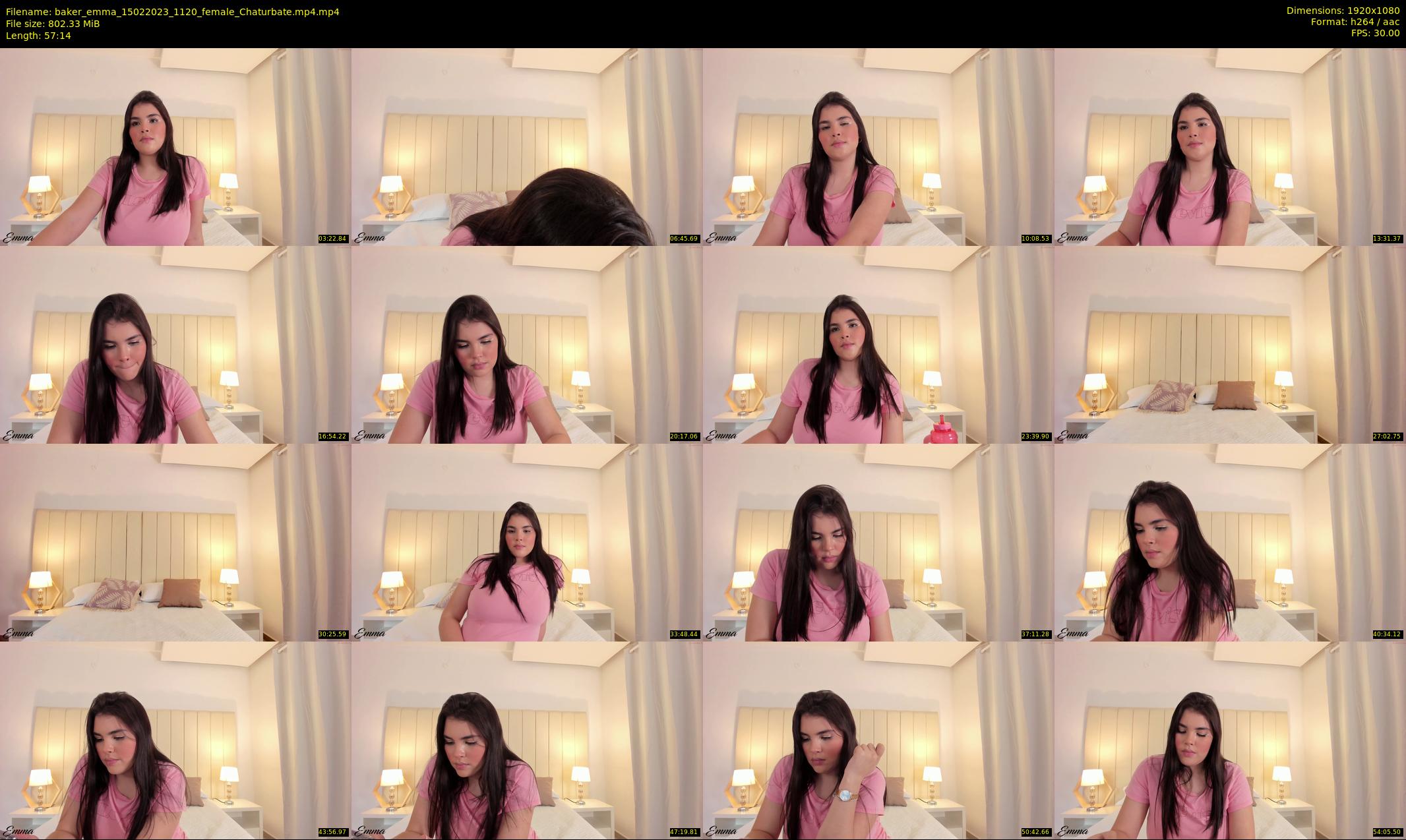 baker_emma — 58 minute Chaturbate female cam show recording, 1080p, Feb 15, 2023