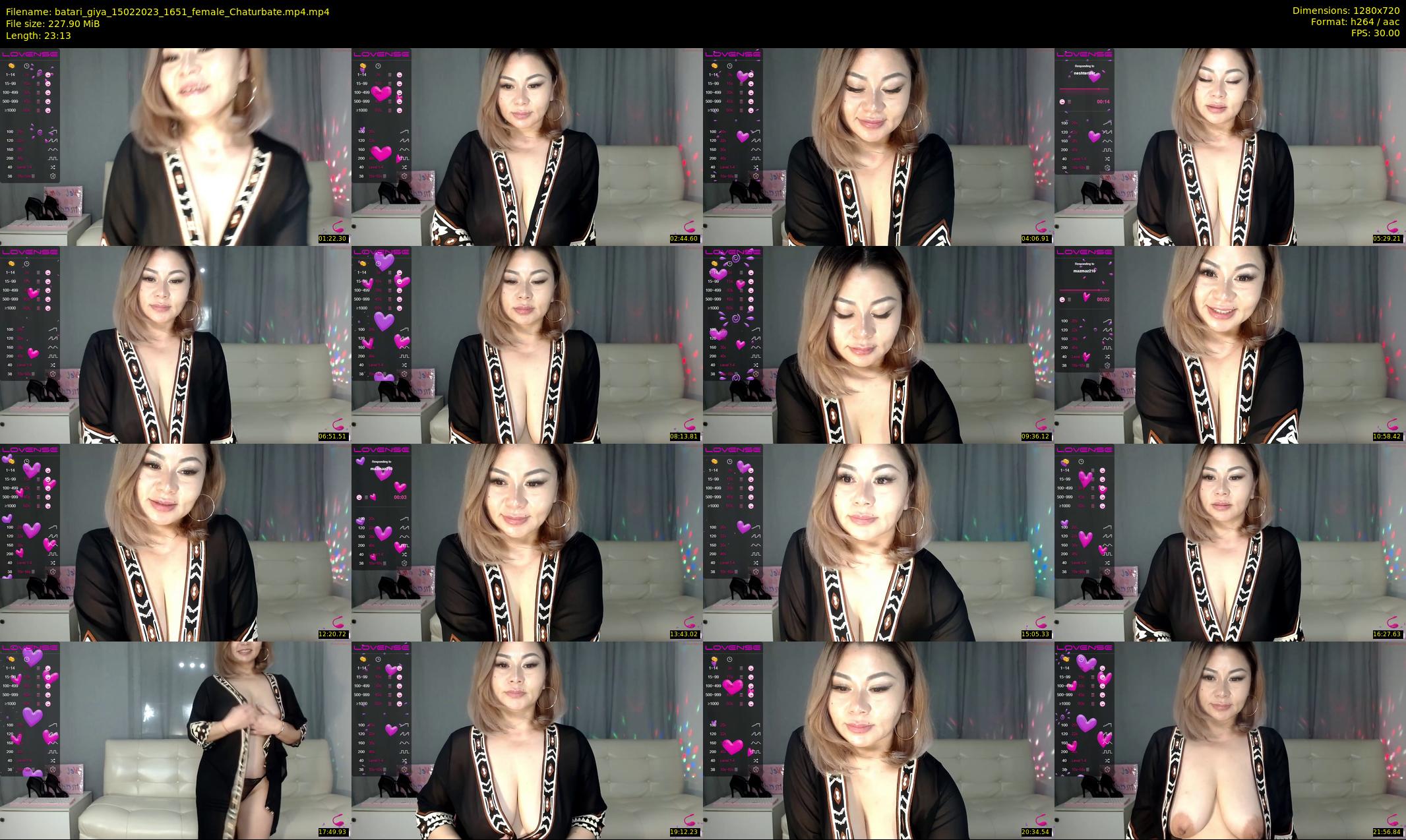 batari_giya — 24 minute Chaturbate female cam show recording, 720p, Feb 15, 2023