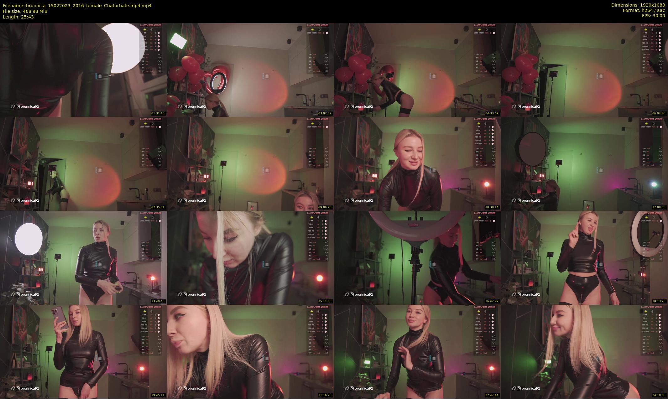 bronnica — 26 minute Chaturbate female cam show recording, 1080p, Feb 15, 2023