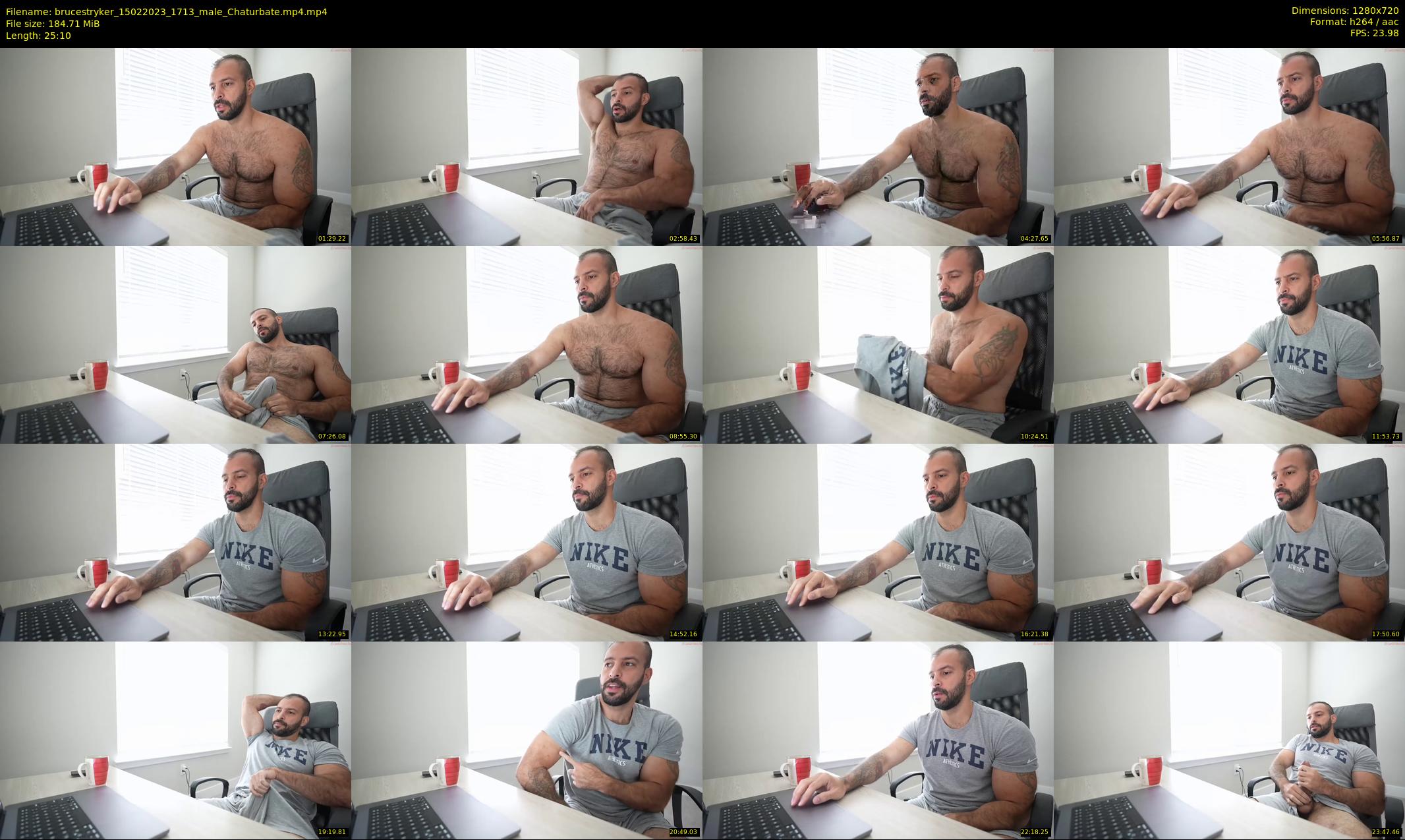 brucestryker — 26 minute Chaturbate male cam show recording, 720p, Feb 15, 2023