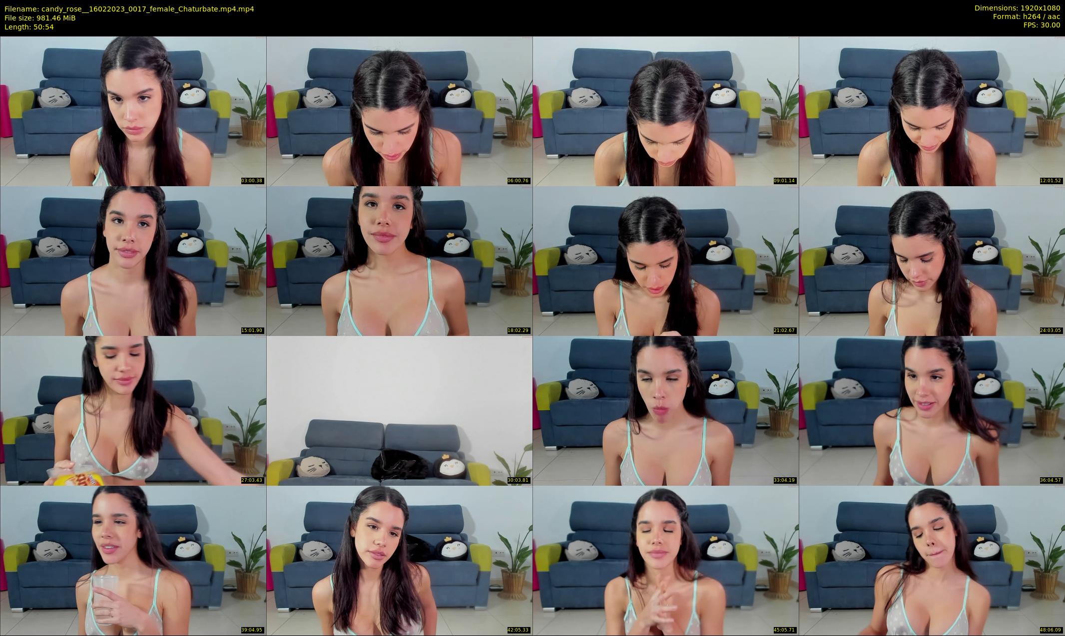 candy_rose_ — 51 minute Chaturbate female cam show recording, 1080p, Feb 16, 2023