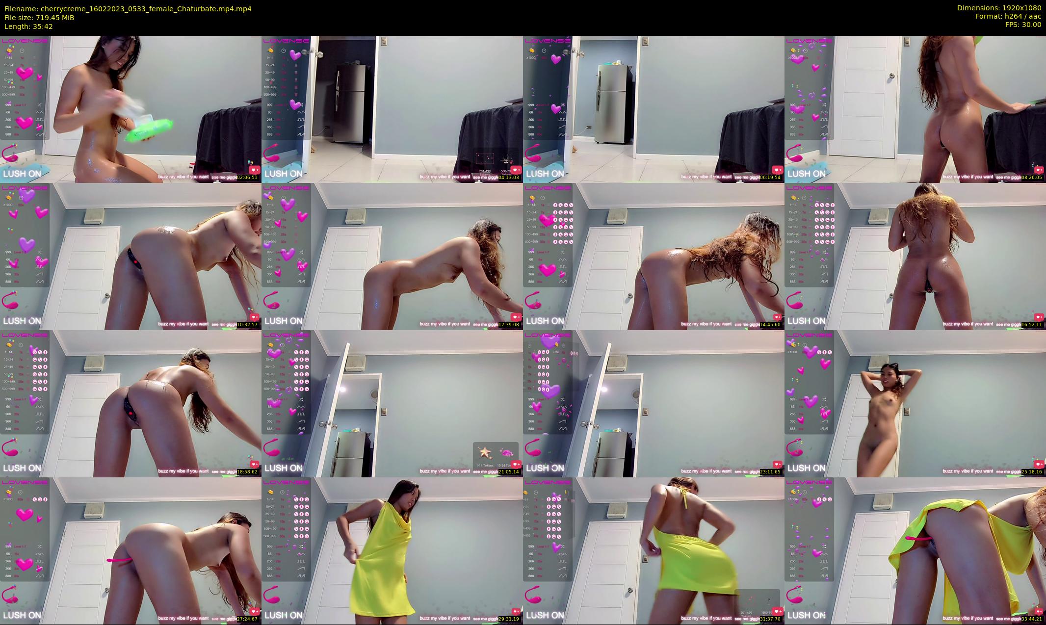 cherrycreme — 36 minute Chaturbate female cam show recording, 1080p, Feb 16, 2023