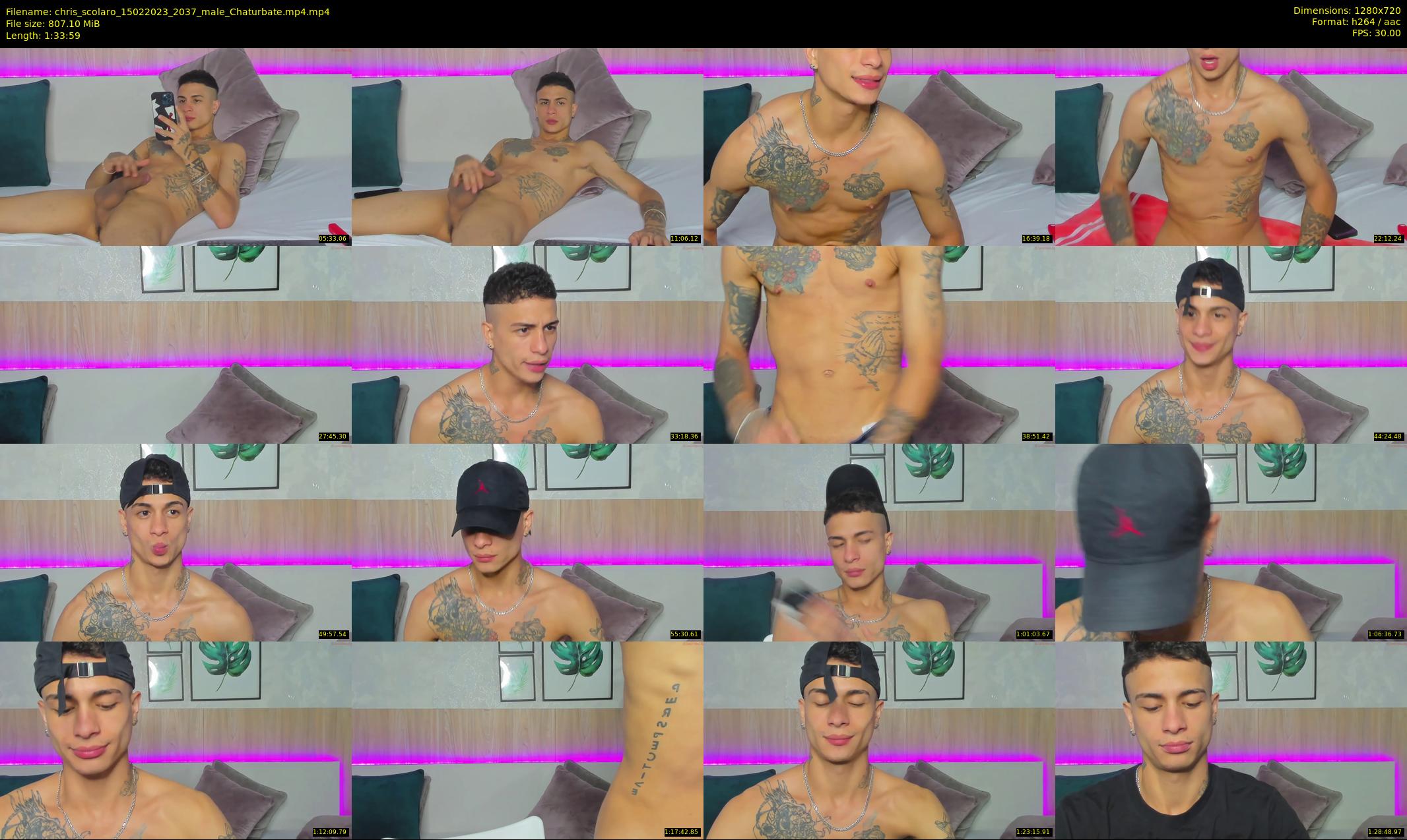 chris_scolaro — 94 minute Chaturbate male cam show recording, 720p, Feb 15, 2023