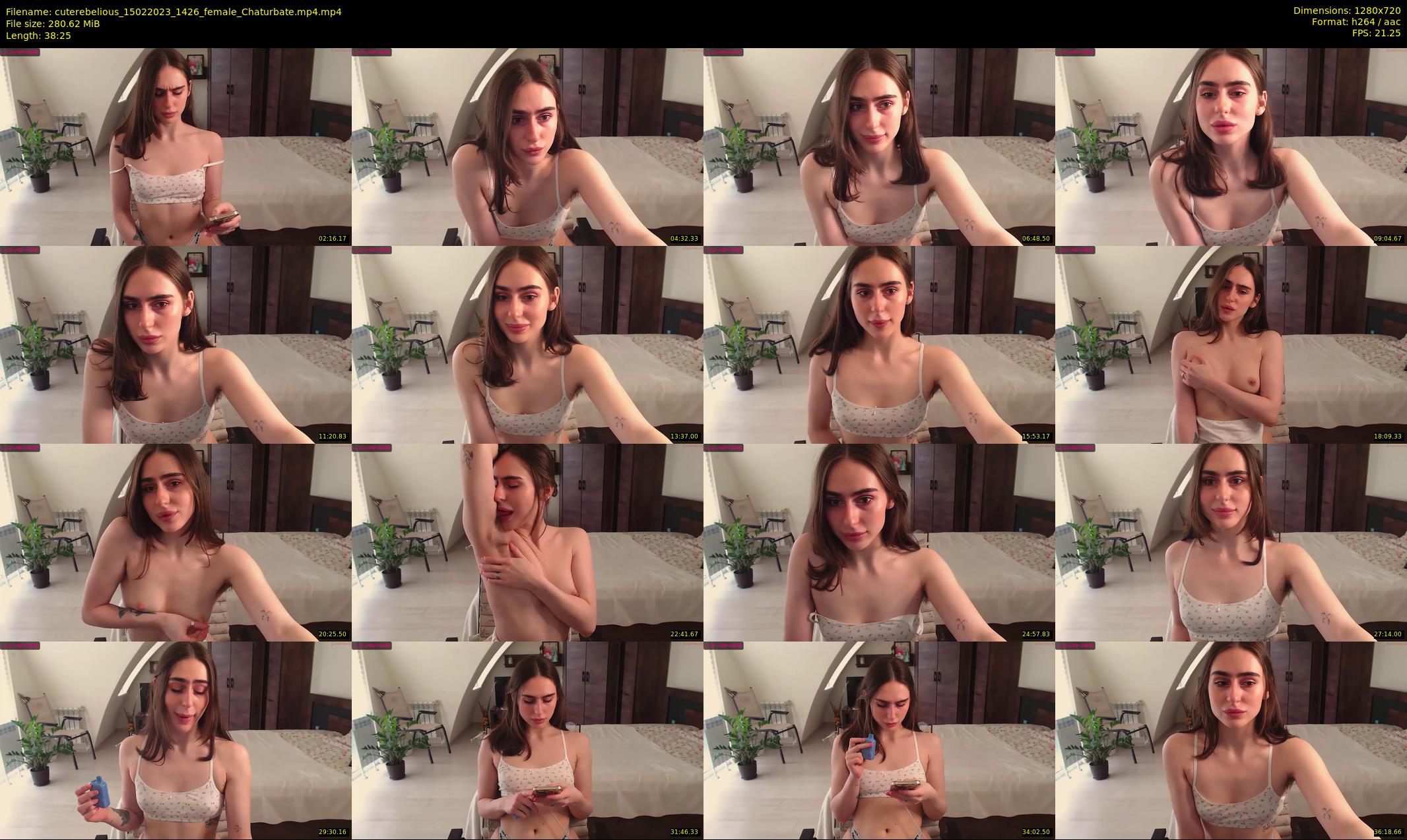 cuterebelious — 39 minute Chaturbate female cam show recording, 720p, Feb 15, 2023