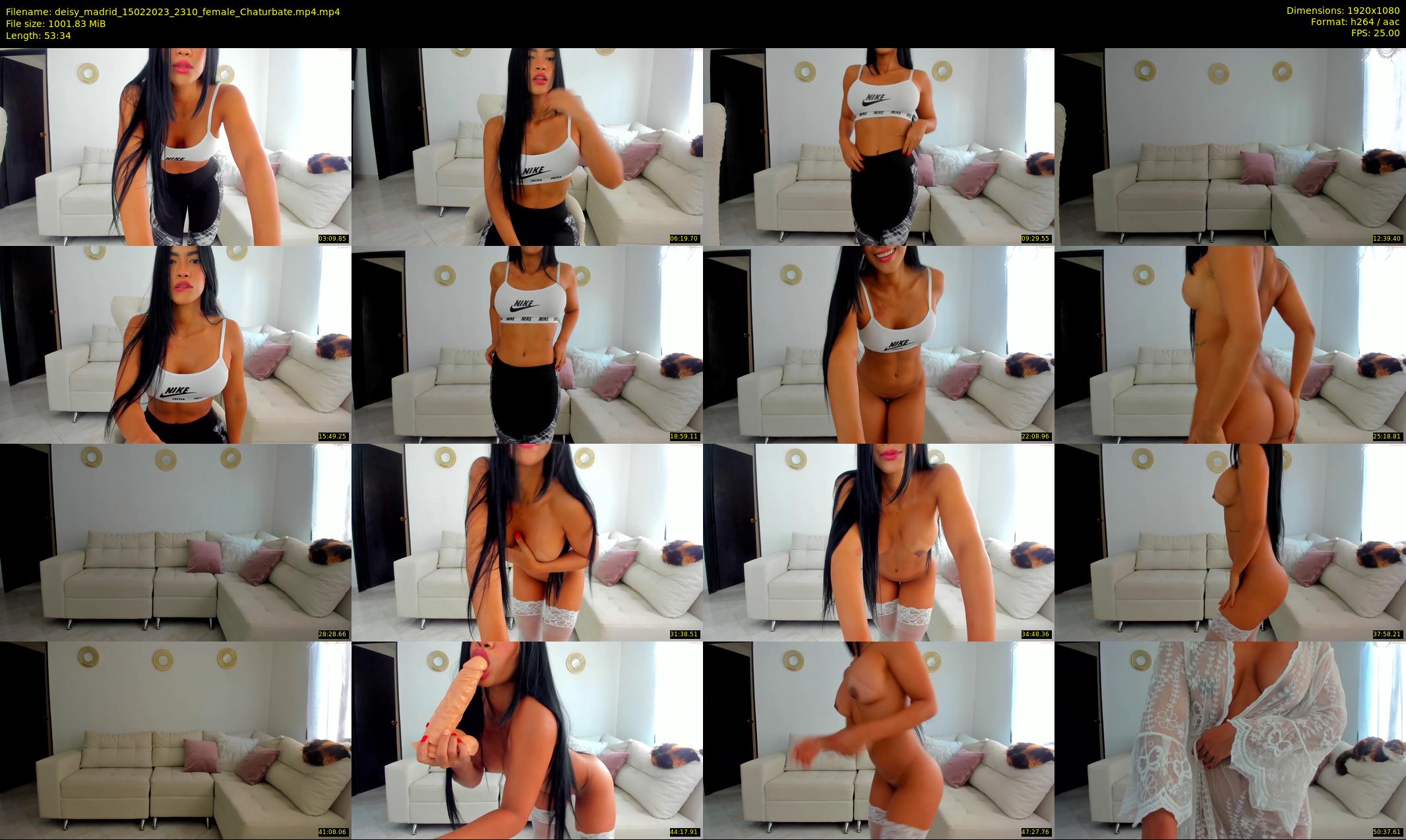 deisy_madrid — 54 minute Chaturbate female cam show recording, 1080p, Feb 15, 2023