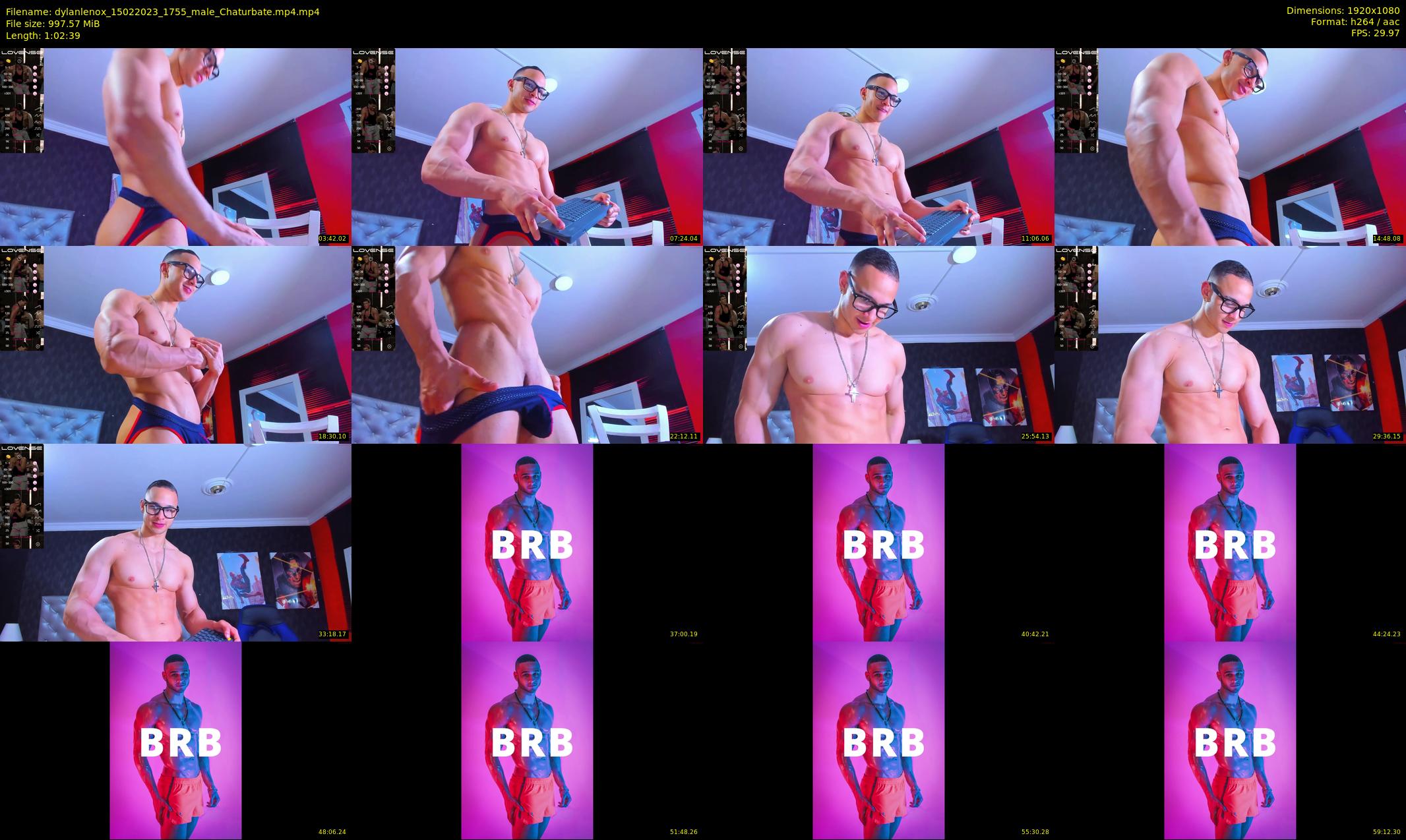 dylanlenox — 63 minute Chaturbate male cam show recording, 1080p, Feb 15, 2023