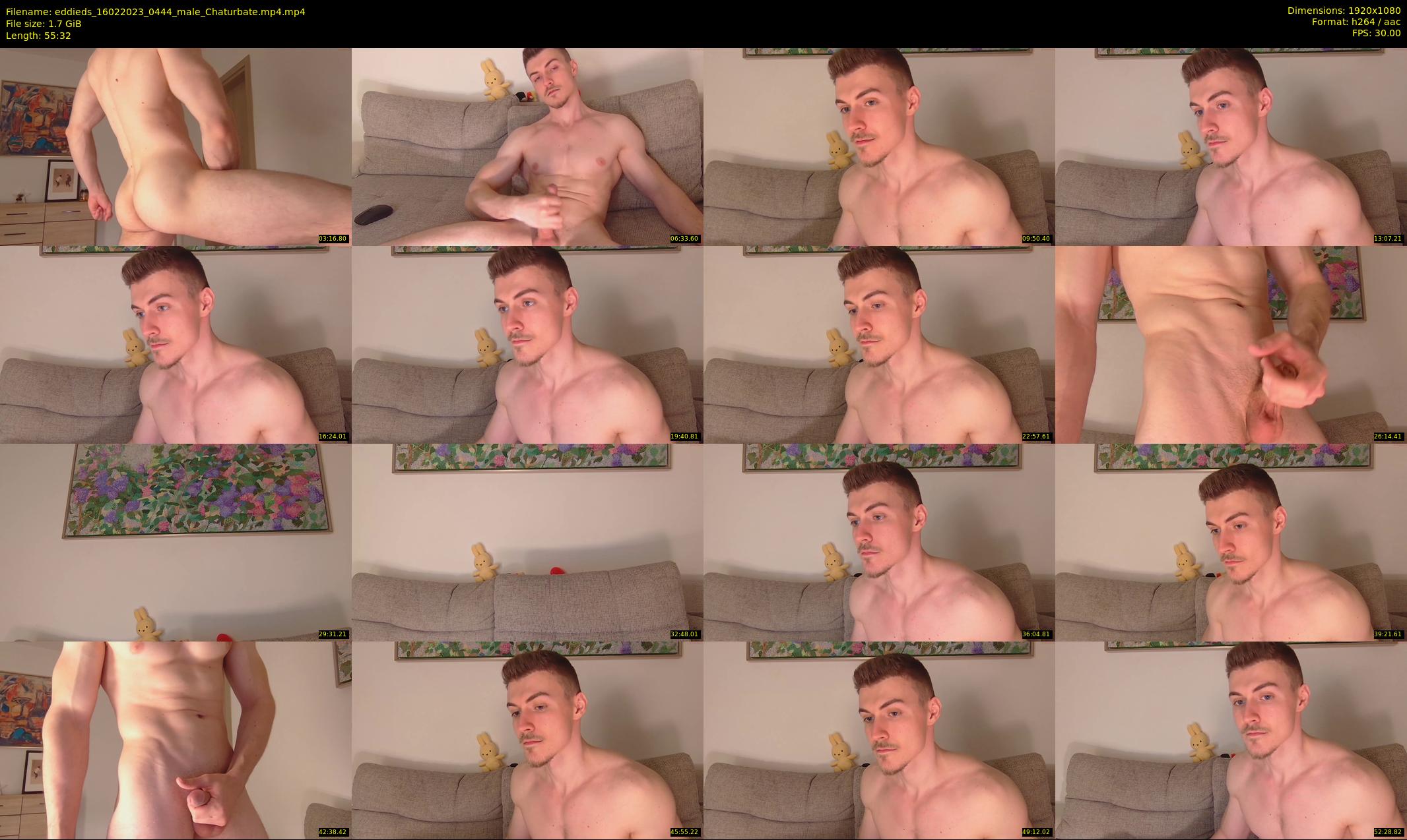 eddieds — 56 minute Chaturbate male cam show recording, 1080p, Feb 16, 2023