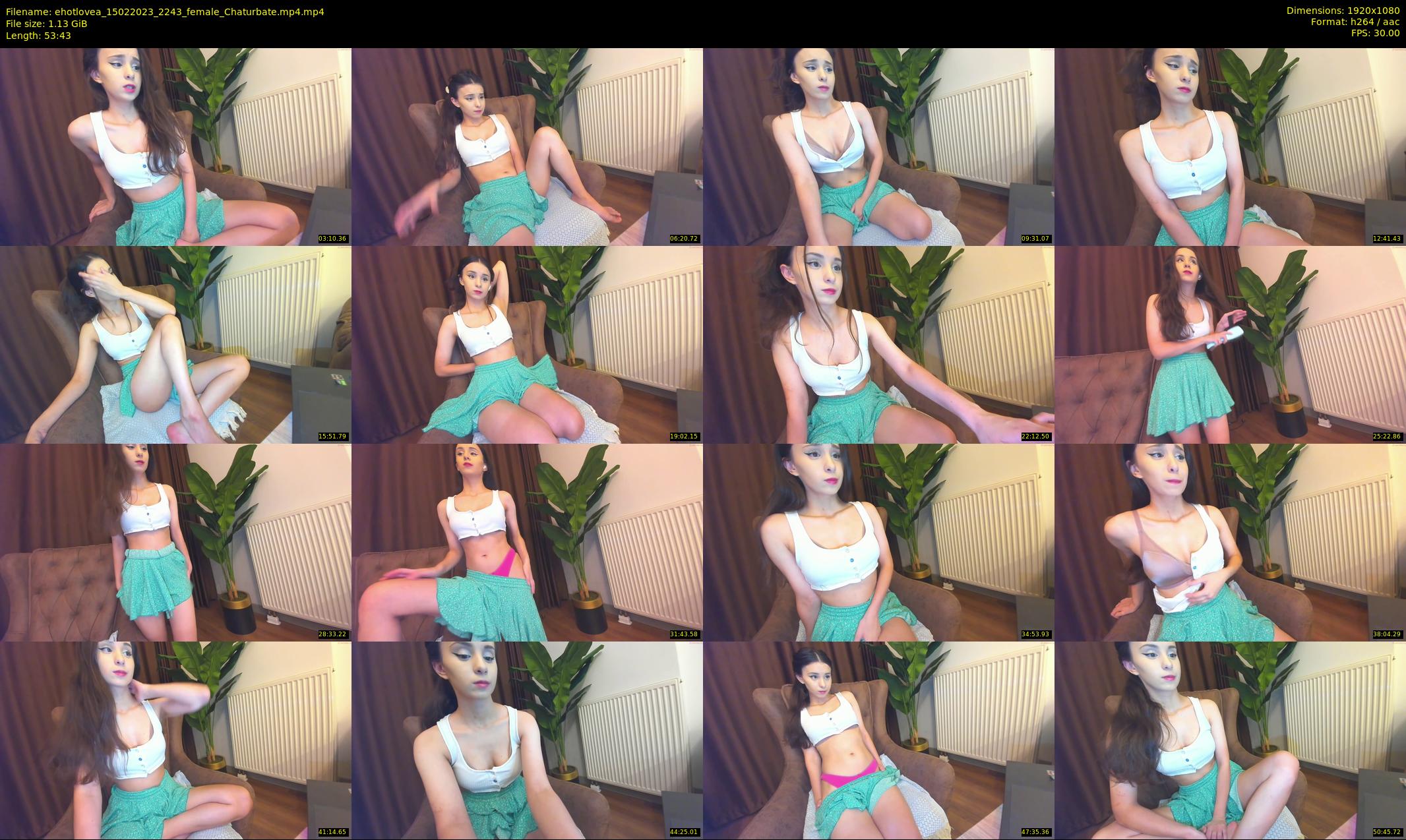 ehotlovea — 54 minute Chaturbate female cam show recording, 1080p, Feb 15, 2023
