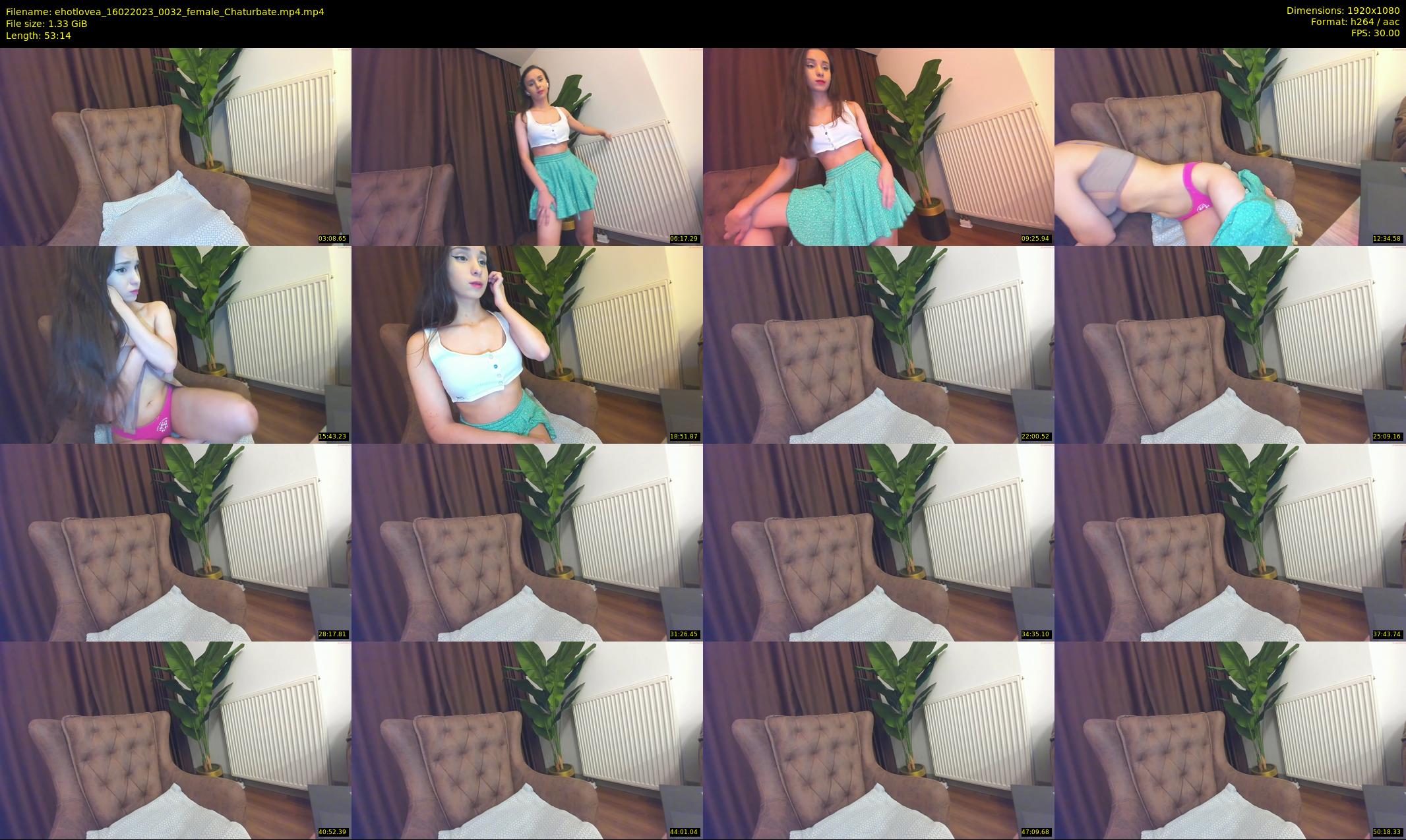 ehotlovea — 54 minute Chaturbate female cam show recording, 1080p, Feb 16, 2023