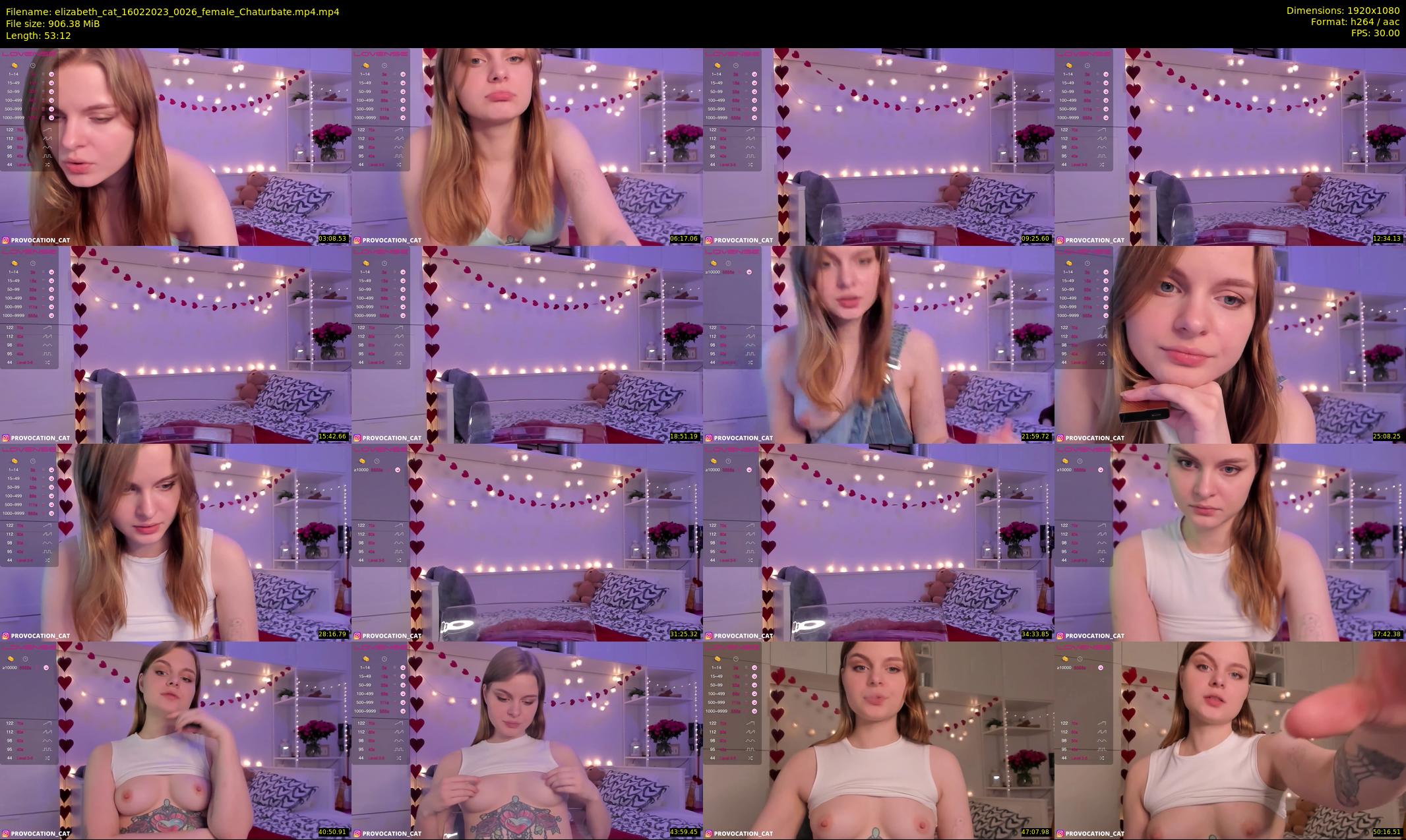elizabeth_cat — 54 minute Chaturbate female cam show recording, 1080p, Feb 16, 2023