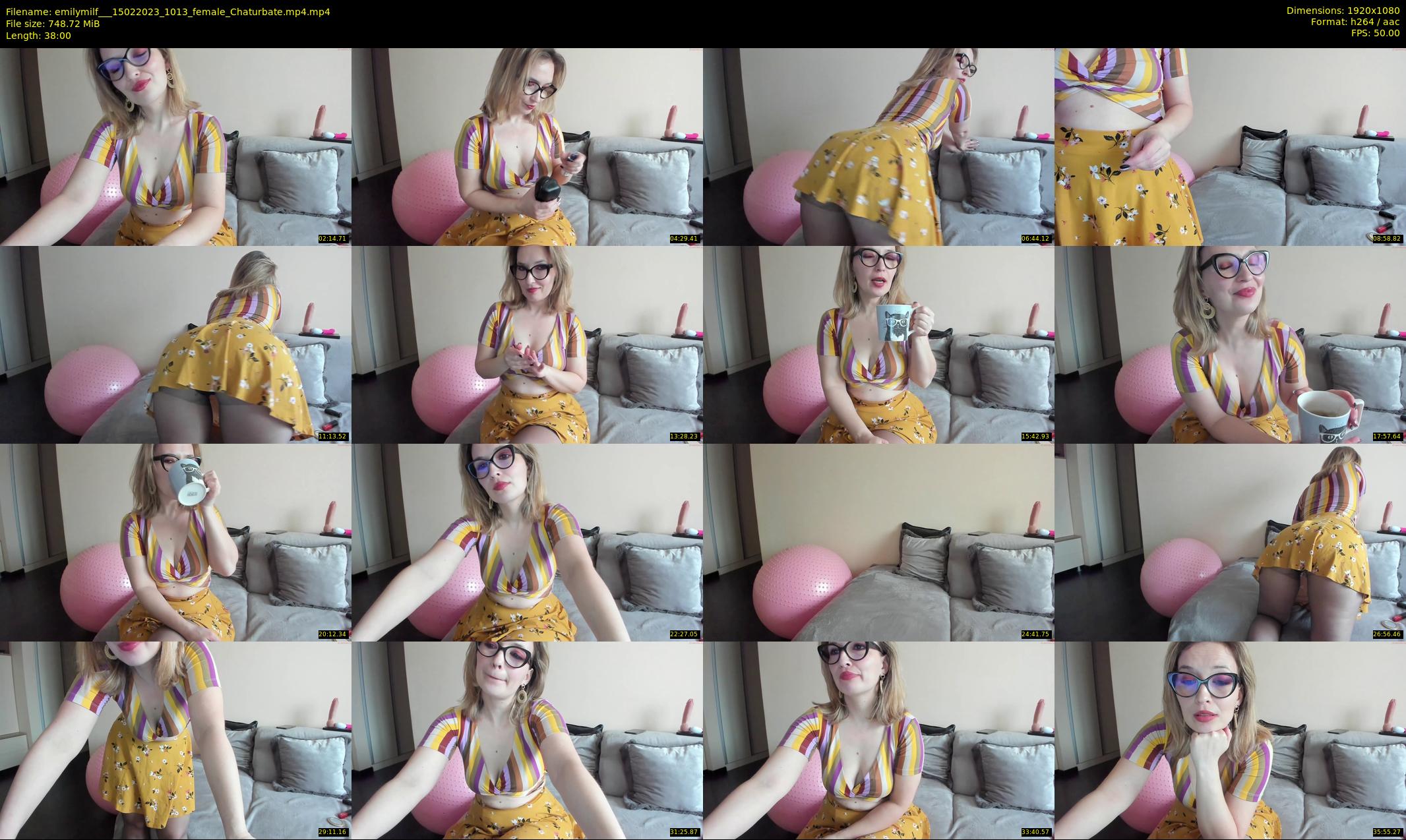 emilymilf__ — 38 minute Chaturbate female cam show recording, 1080p, Feb 15, 2023