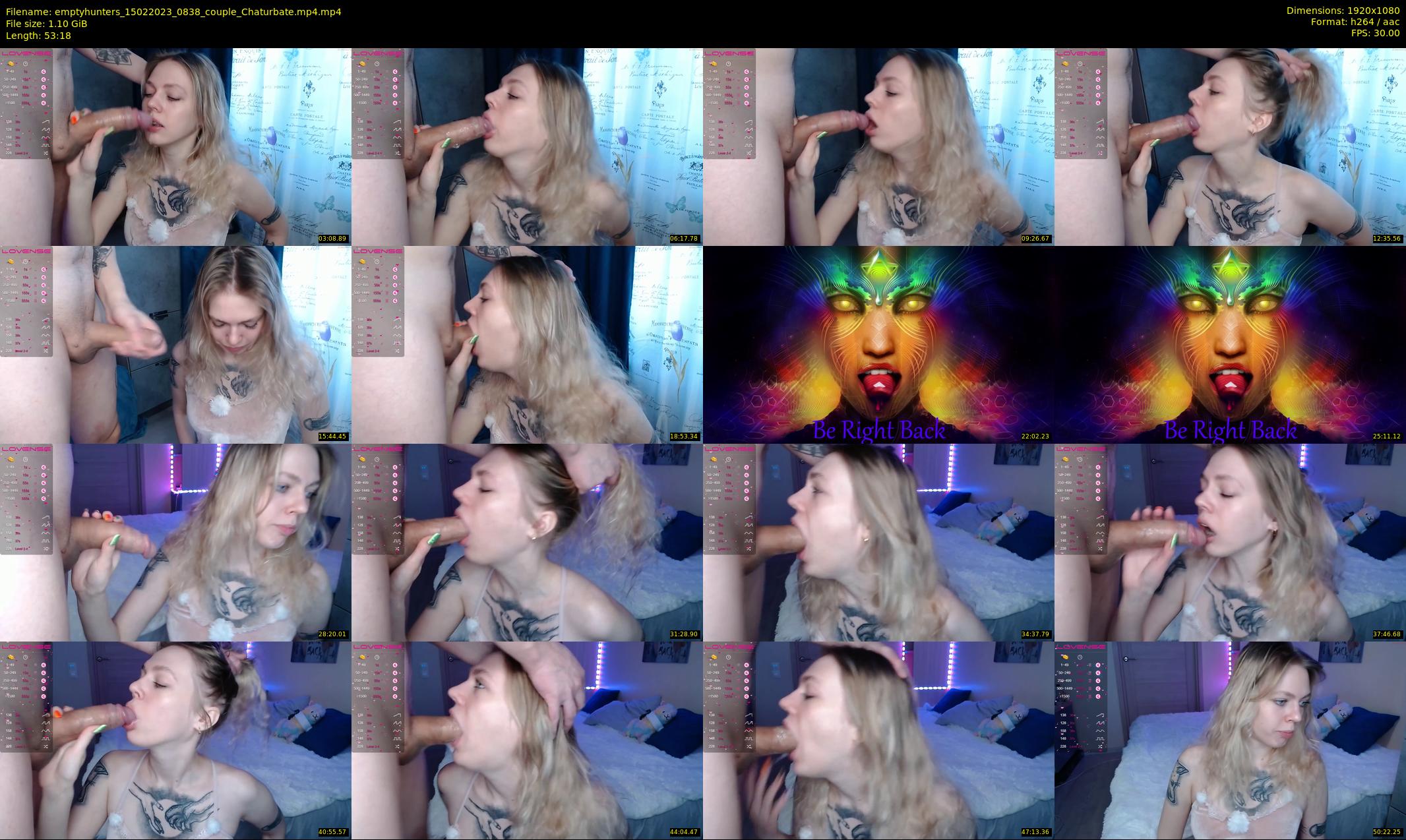 emptyhunters — 54 minute Chaturbate couple cam show recording, 1080p, Feb 15, 2023