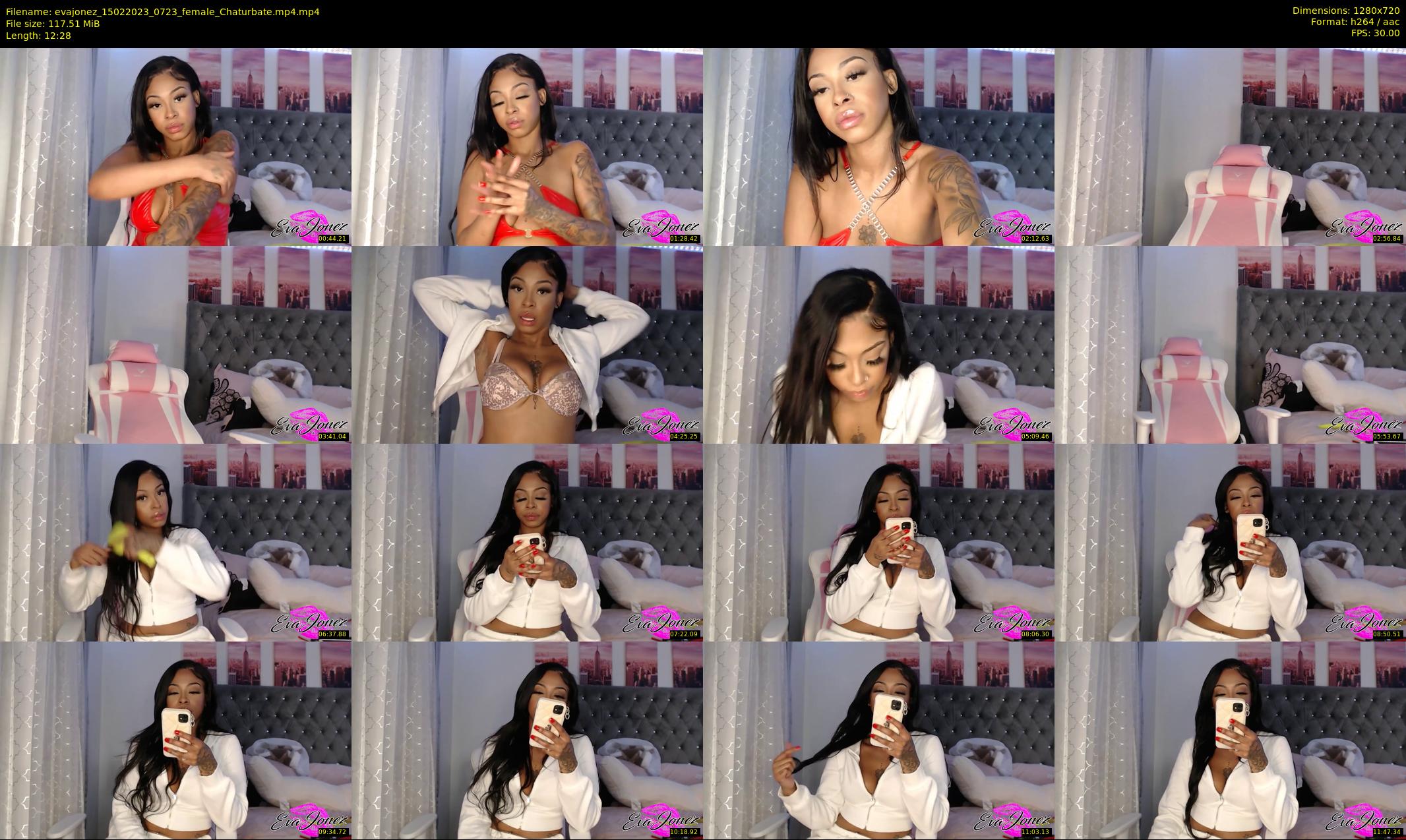 evajonez — 13 minute Chaturbate female cam show recording, 720p, Feb 15, 2023