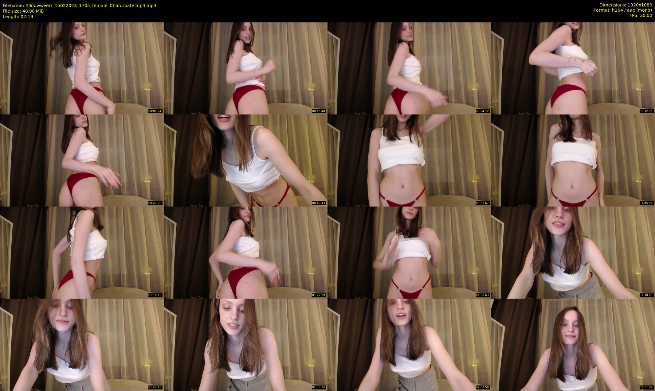 fflloowweerr — 3 minute Chaturbate couple cam show recording, 1080p, Feb 15, 2023