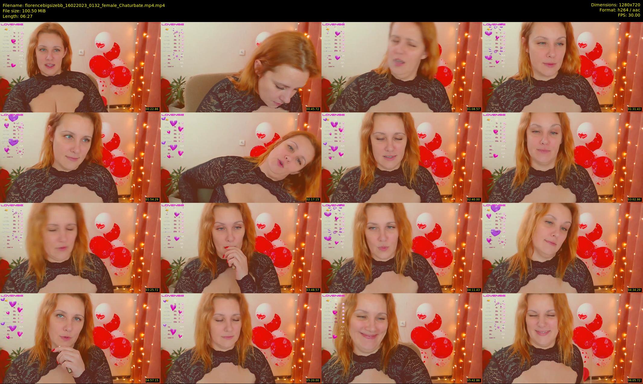florencebigsizebb — 7 minute Chaturbate female cam show recording, 720p, Feb 16, 2023