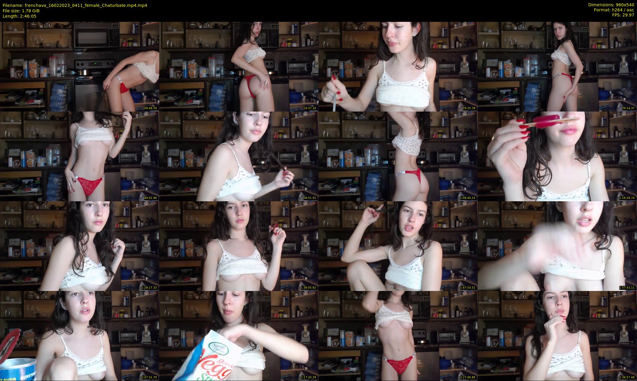 frenchava — 167 minute Chaturbate female cam show recording, 480p, Feb 16, 2023