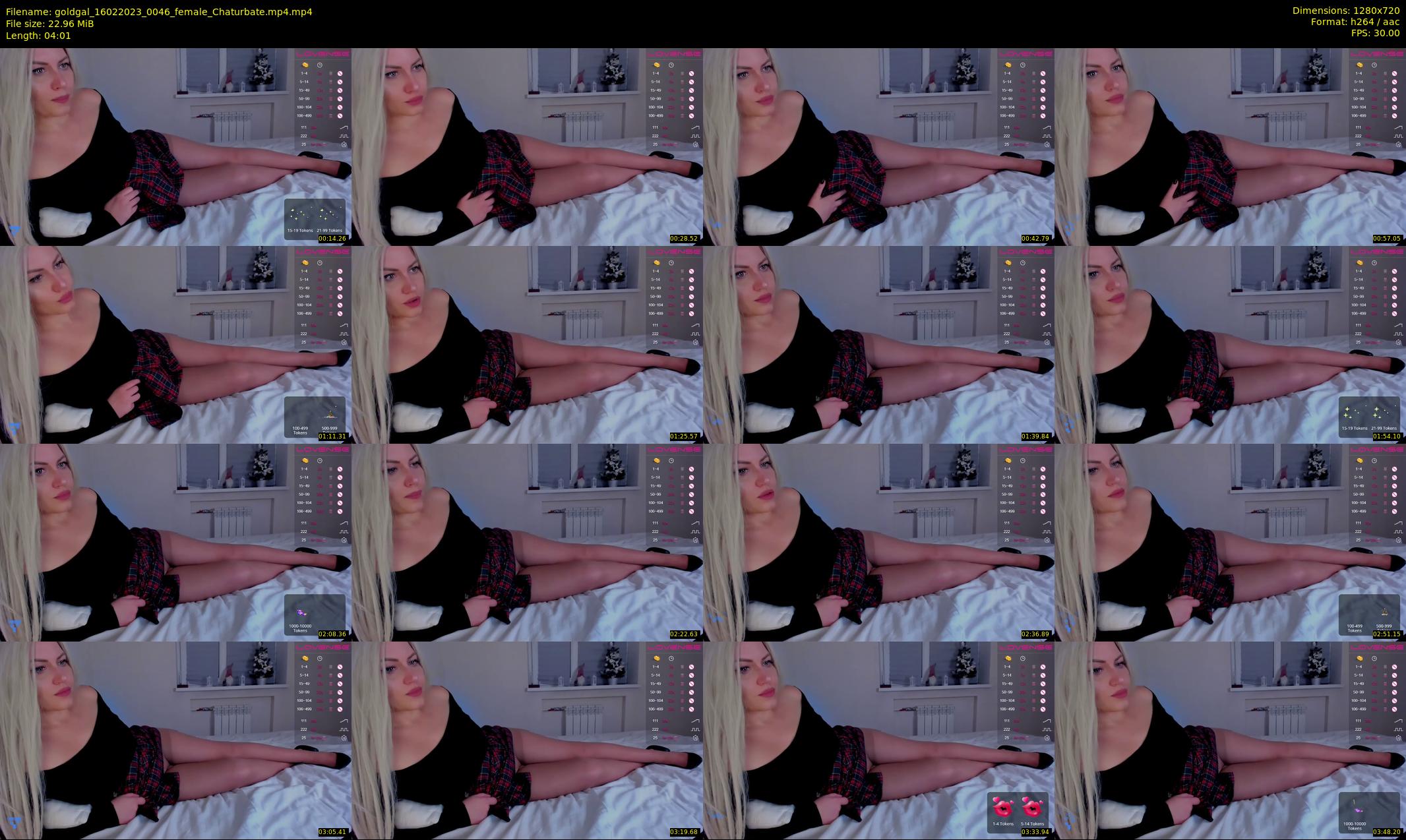 goldgal — 5 minute Chaturbate female cam show recording, 720p, Feb 16, 2023
