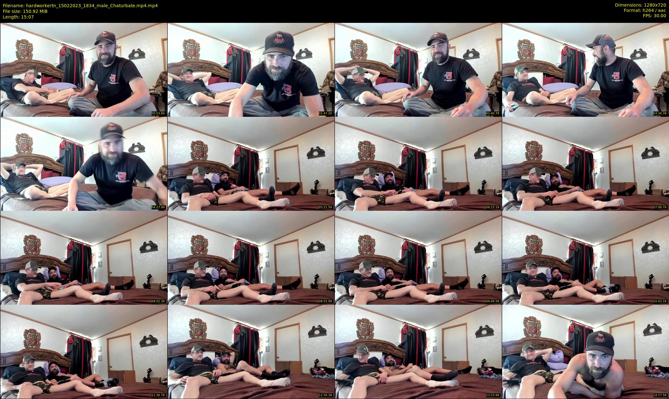 hardworkertn — 16 minute Chaturbate male cam show recording, 720p, Feb 15, 2023