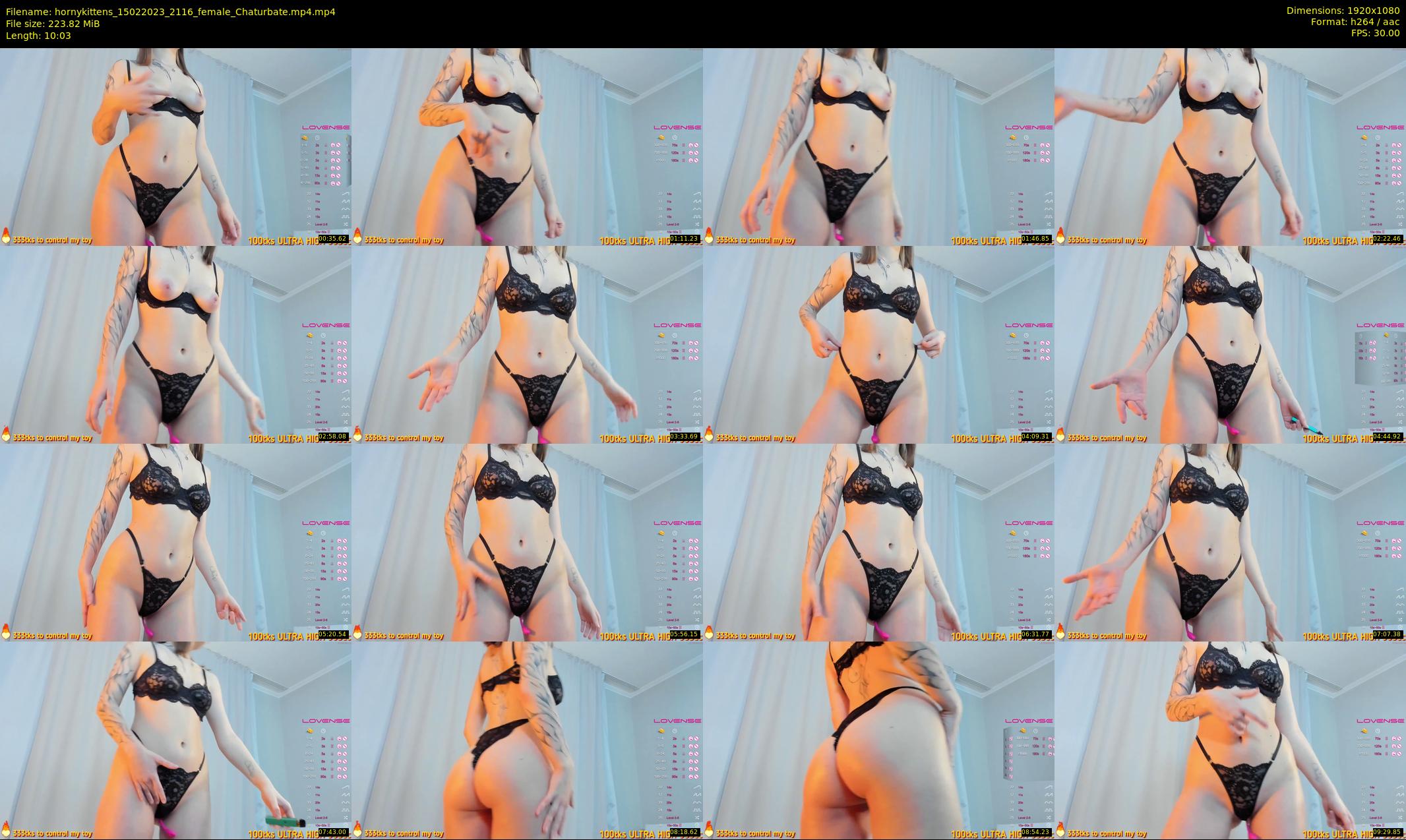 hornykittens — 11 minute Chaturbate couple cam show recording, 1080p, Feb 15, 2023