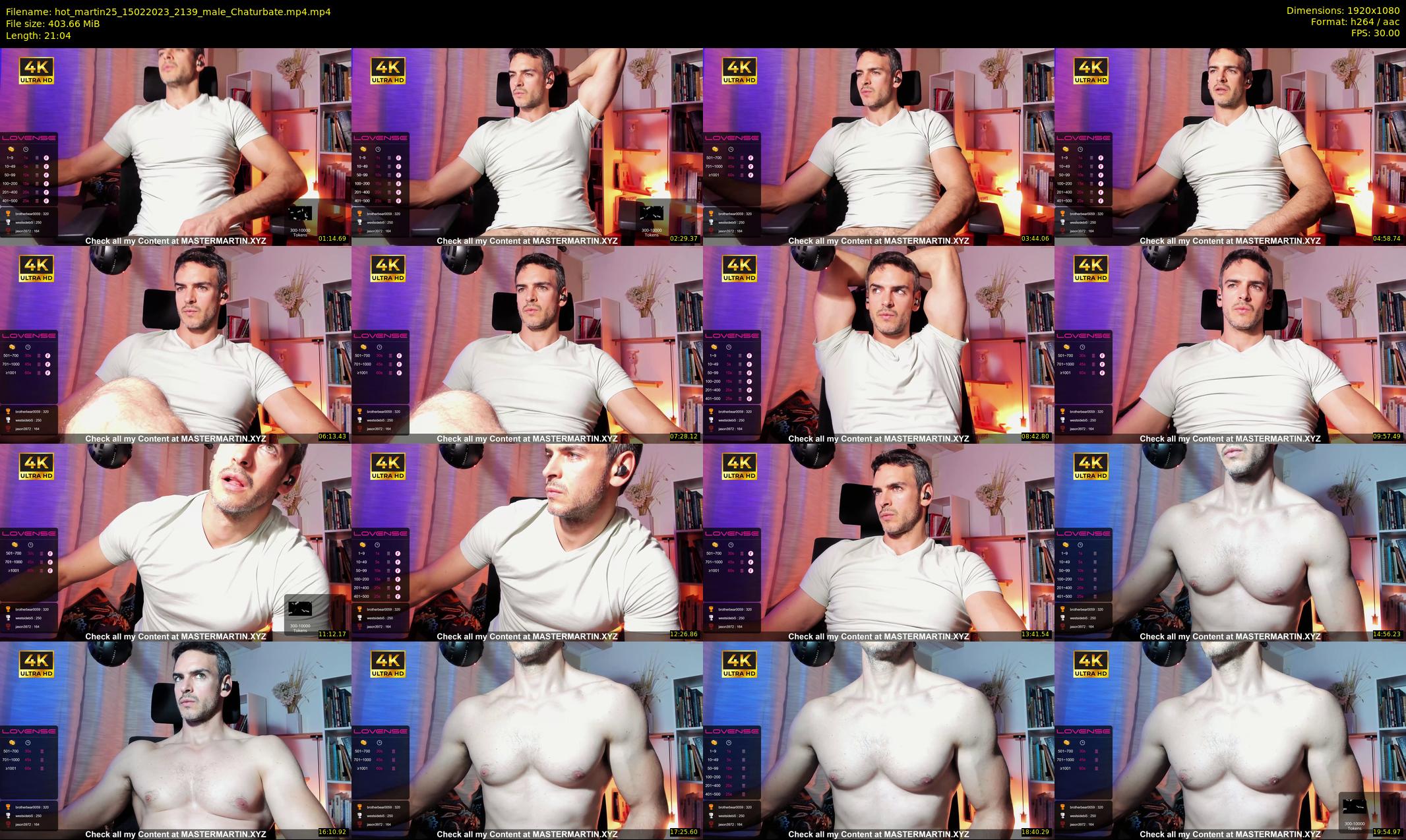 hot_martin25 — 22 minute Chaturbate male cam show recording, 1080p, Feb 15, 2023