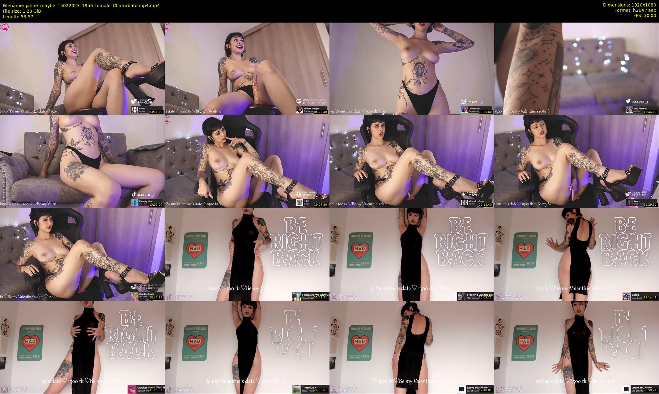 janne_maybe — 54 minute Chaturbate female cam show recording, 1080p, Feb 15, 2023