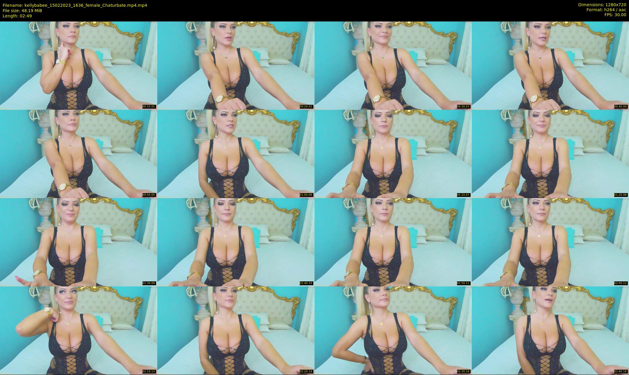 kellybabee — 3 minute Chaturbate female cam show recording, 720p, Feb 15, 2023