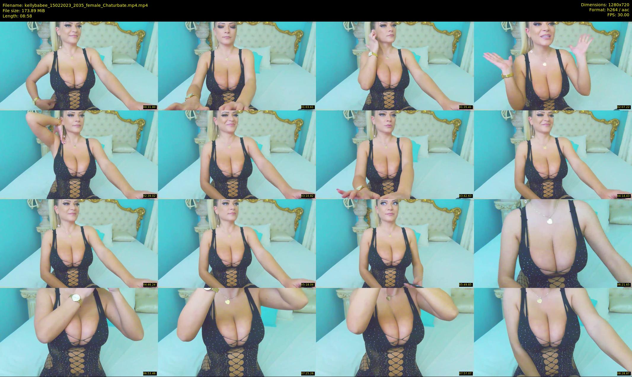 kellybabee — 9 minute Chaturbate female cam show recording, 720p, Feb 15, 2023