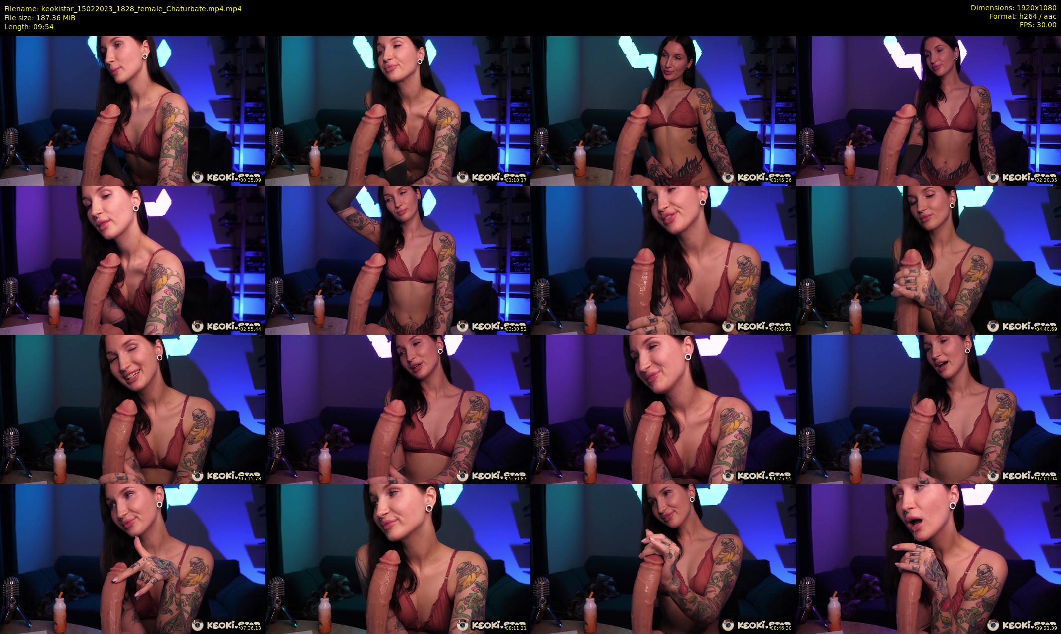 keokistar — 10 minute Chaturbate female cam show recording, 1080p, Feb 15, 2023