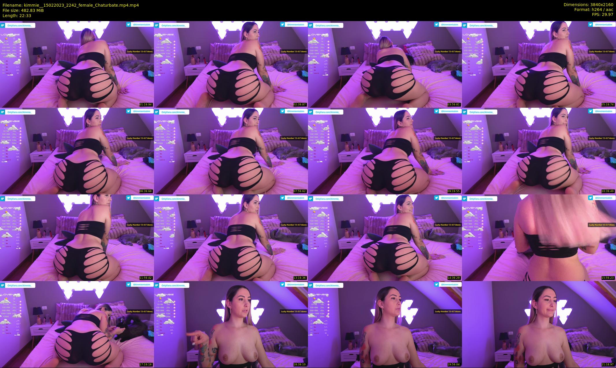 kimmie_ — 23 minute Chaturbate female cam show recording, 4K, Feb 15, 2023