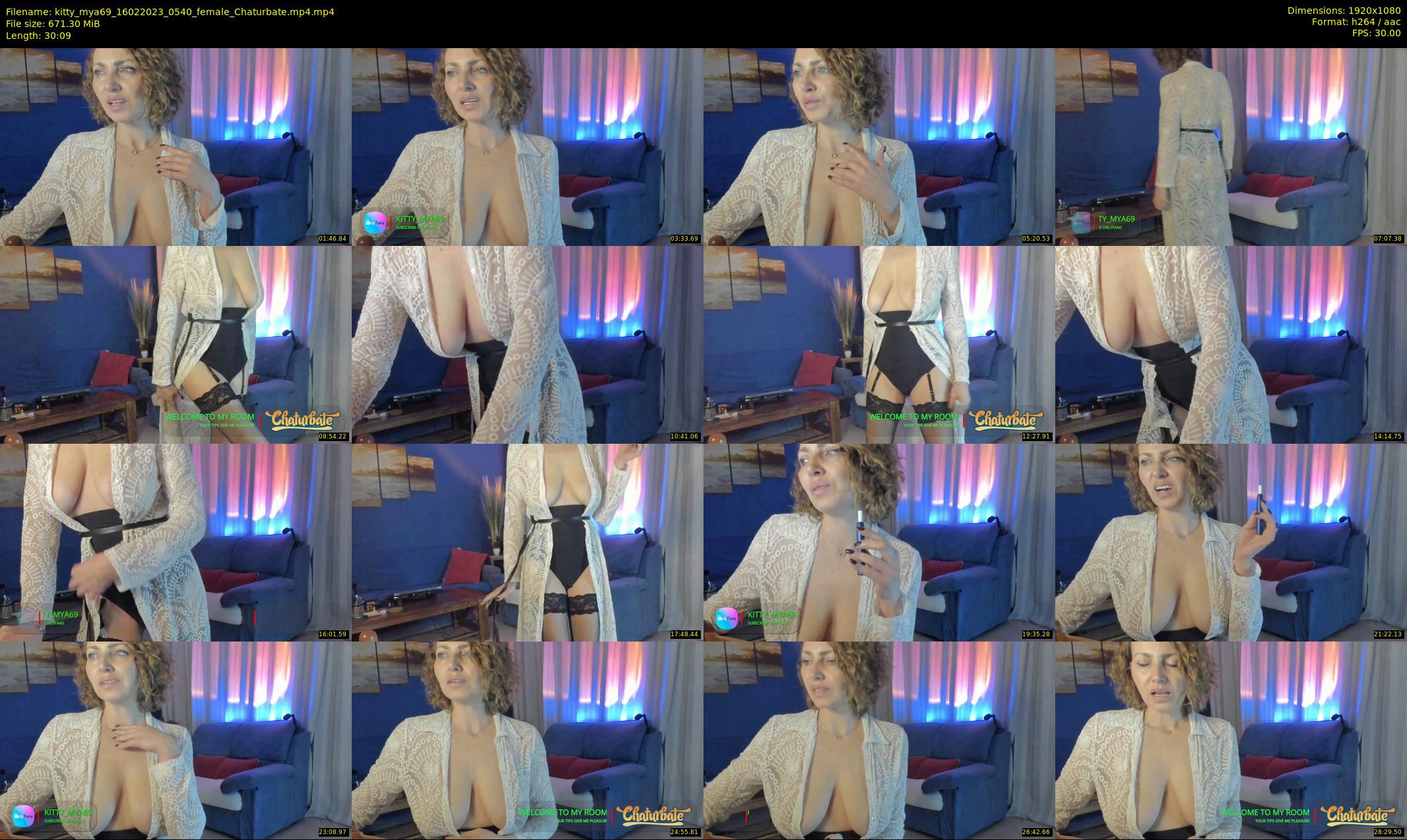 kitty_mya69 — 31 minute Chaturbate female cam show recording, 1080p, Feb 16, 2023