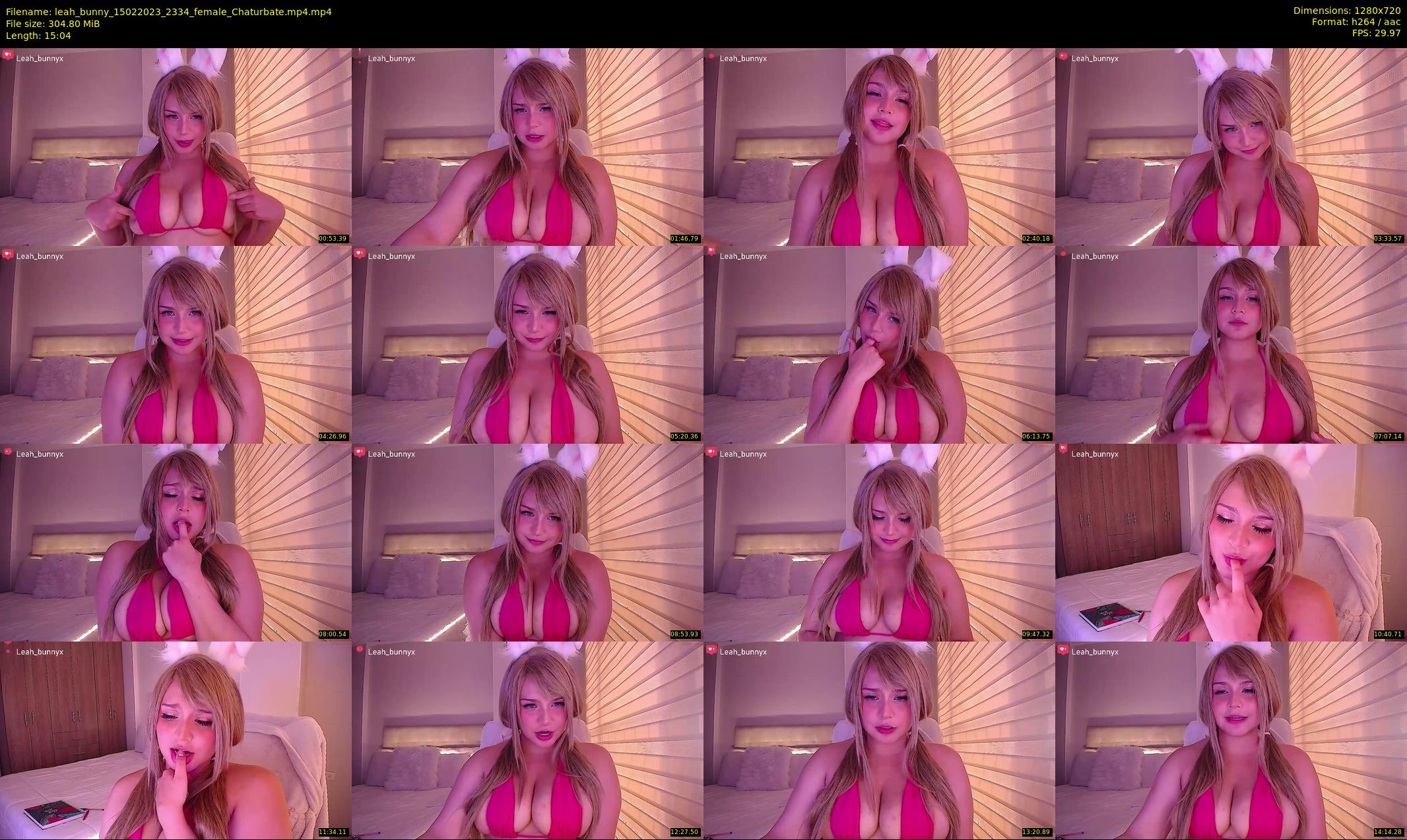 leah_bunny — 16 minute Chaturbate female cam show recording, 720p, Feb 15, 2023