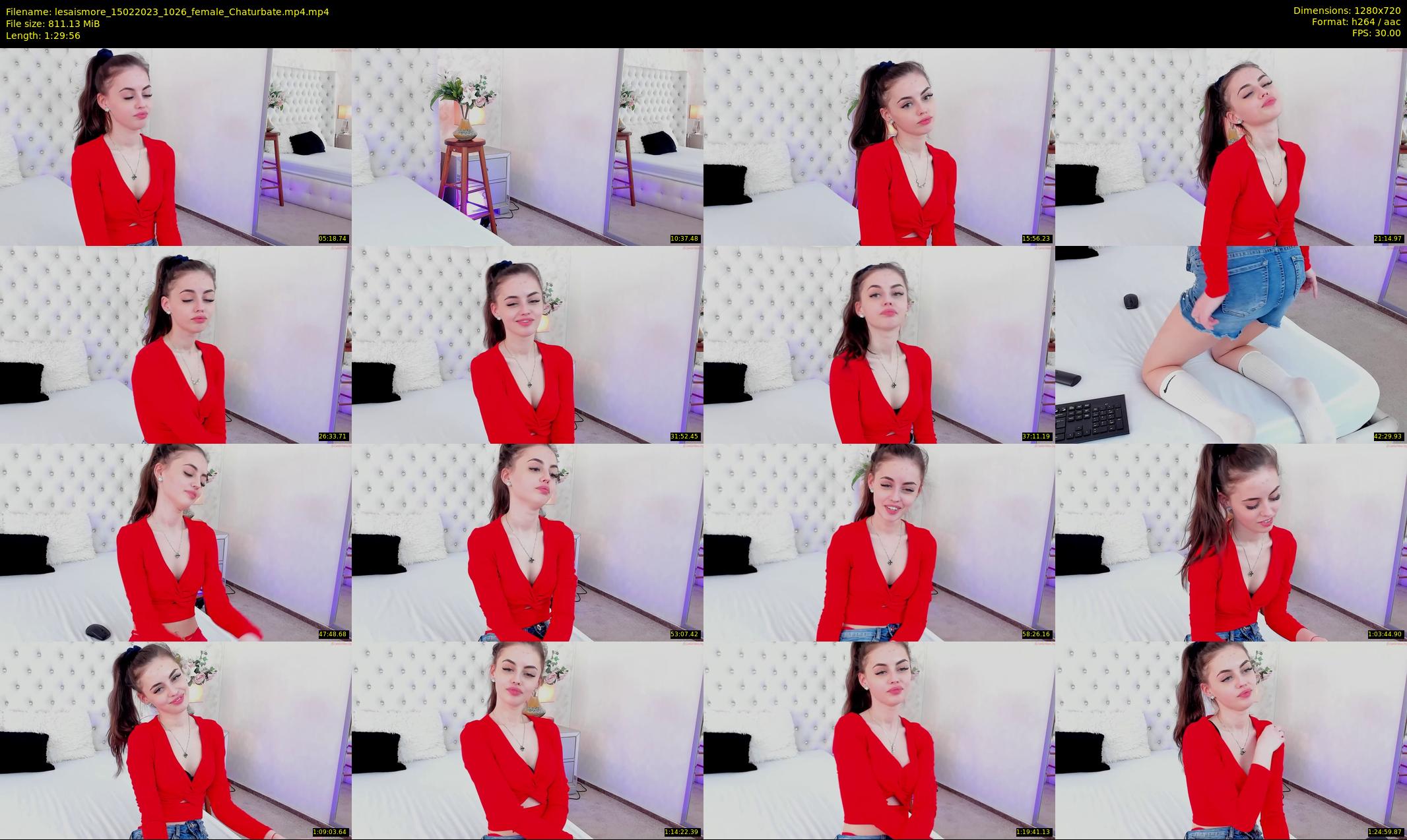 lesaismore — 90 minute Chaturbate female cam show recording, 720p, Feb 15, 2023