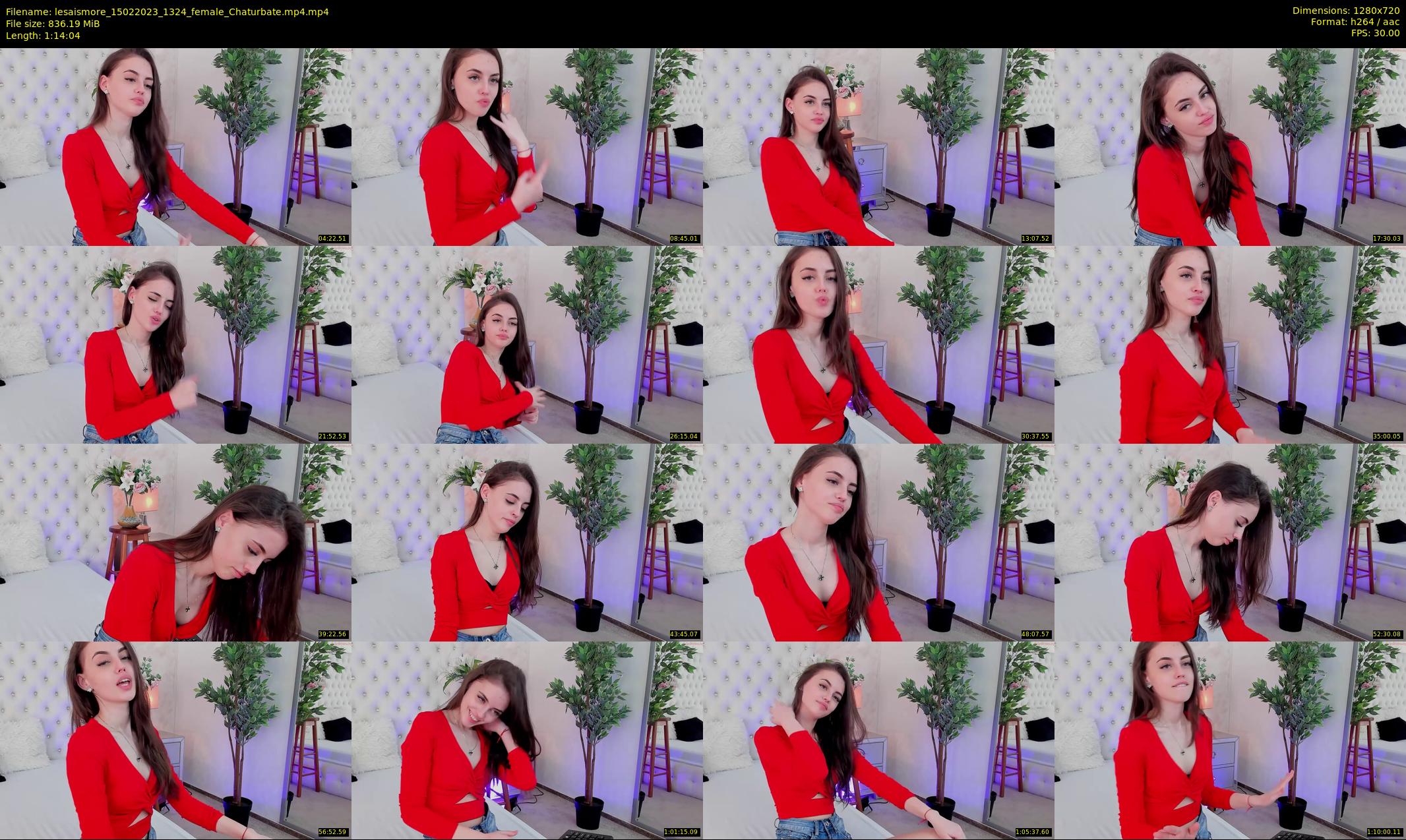 lesaismore — 75 minute Chaturbate female cam show recording, 720p, Feb 15, 2023
