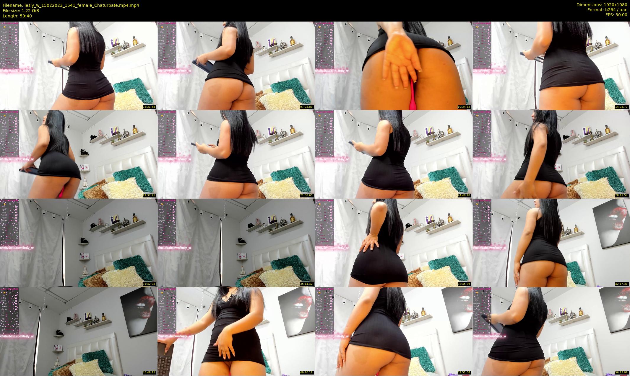 lesly_w — 60 minute Chaturbate female cam show recording, 1080p, Feb 15, 2023