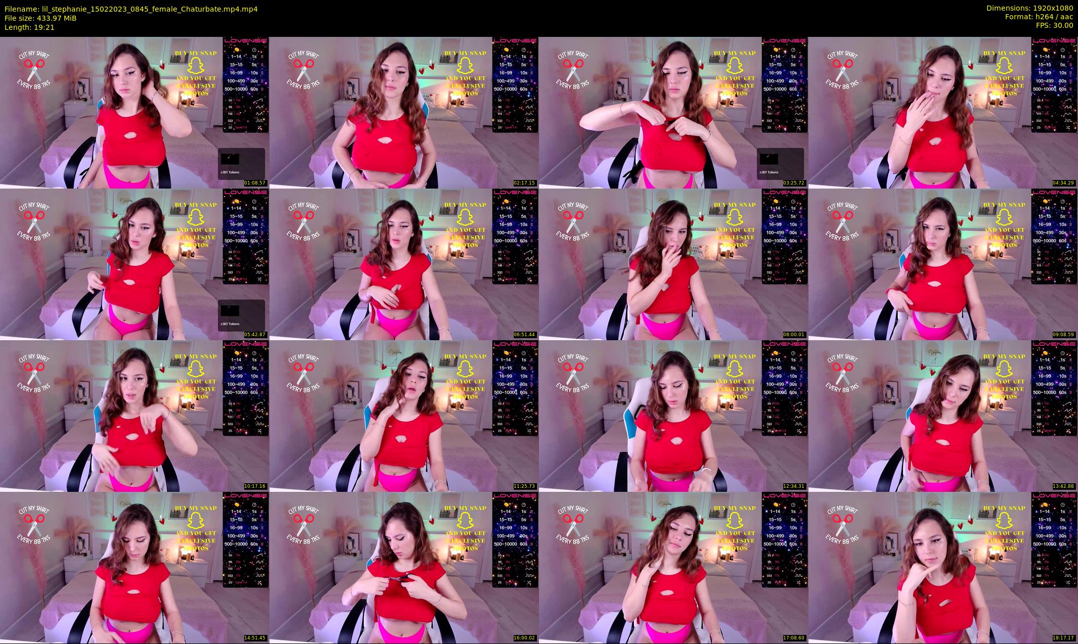 lil_stephanie — 20 minute Chaturbate female cam show recording, 1080p, Feb 15, 2023