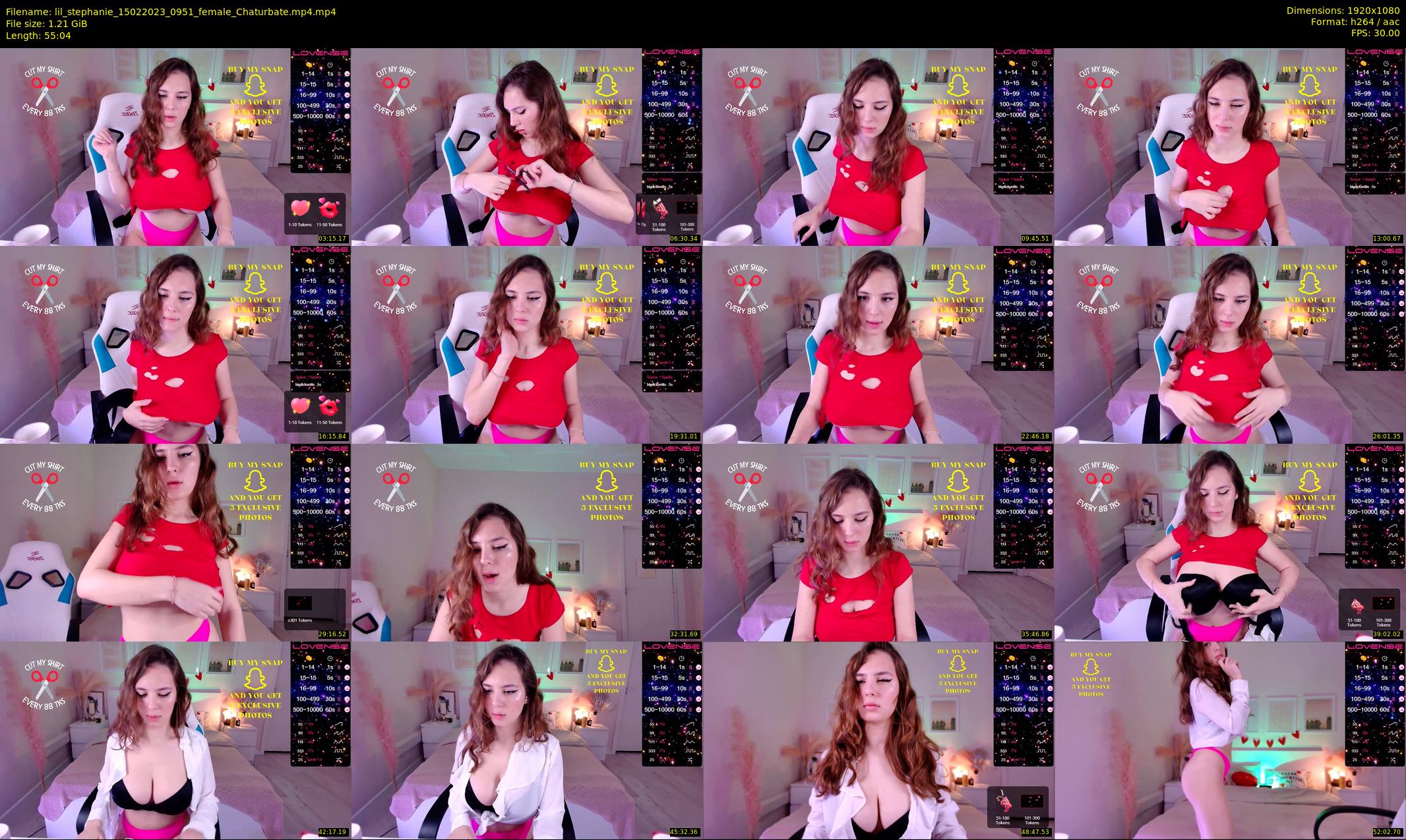 lil_stephanie — 56 minute Chaturbate female cam show recording, 1080p, Feb 15, 2023