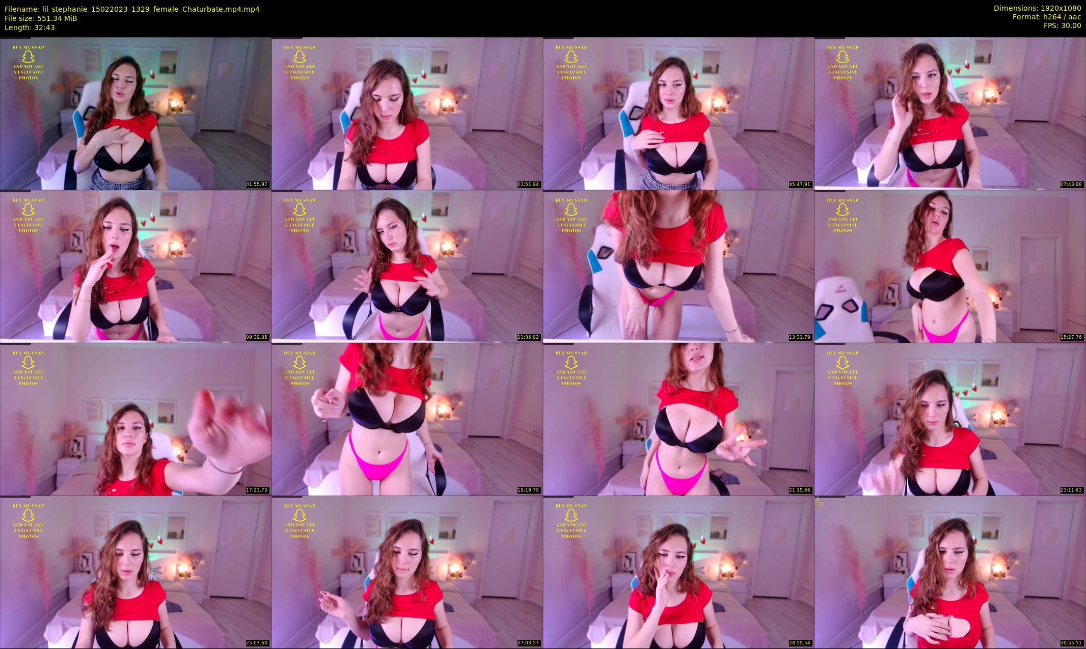lil_stephanie — 33 minute Chaturbate female cam show recording, 1080p, Feb 15, 2023