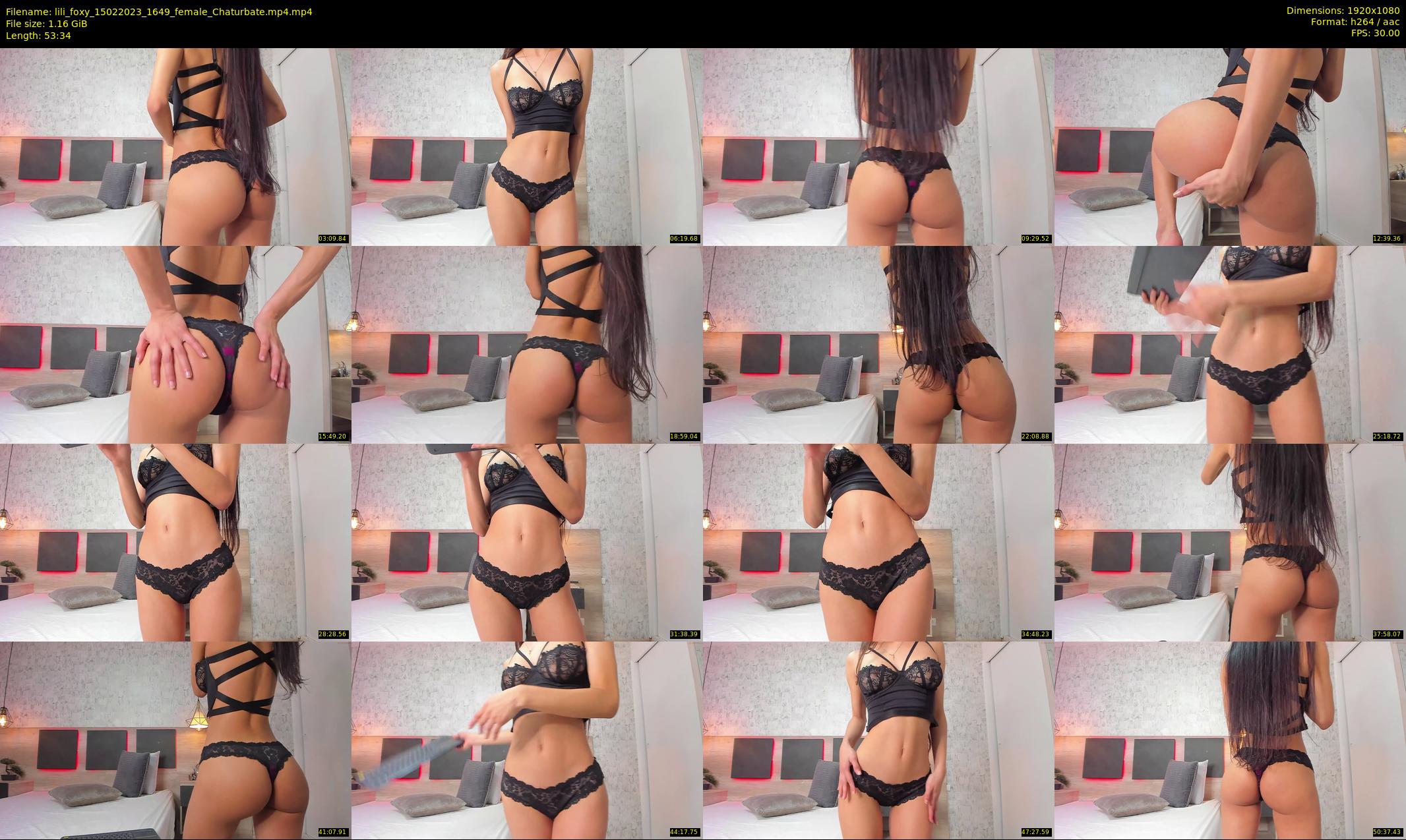 lili_foxy — 54 minute Chaturbate female cam show recording, 1080p, Feb 15, 2023