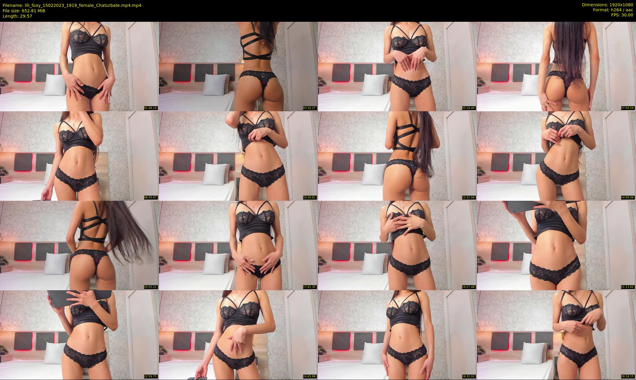 lili_foxy — 30 minute Chaturbate female cam show recording, 1080p, Feb 15, 2023