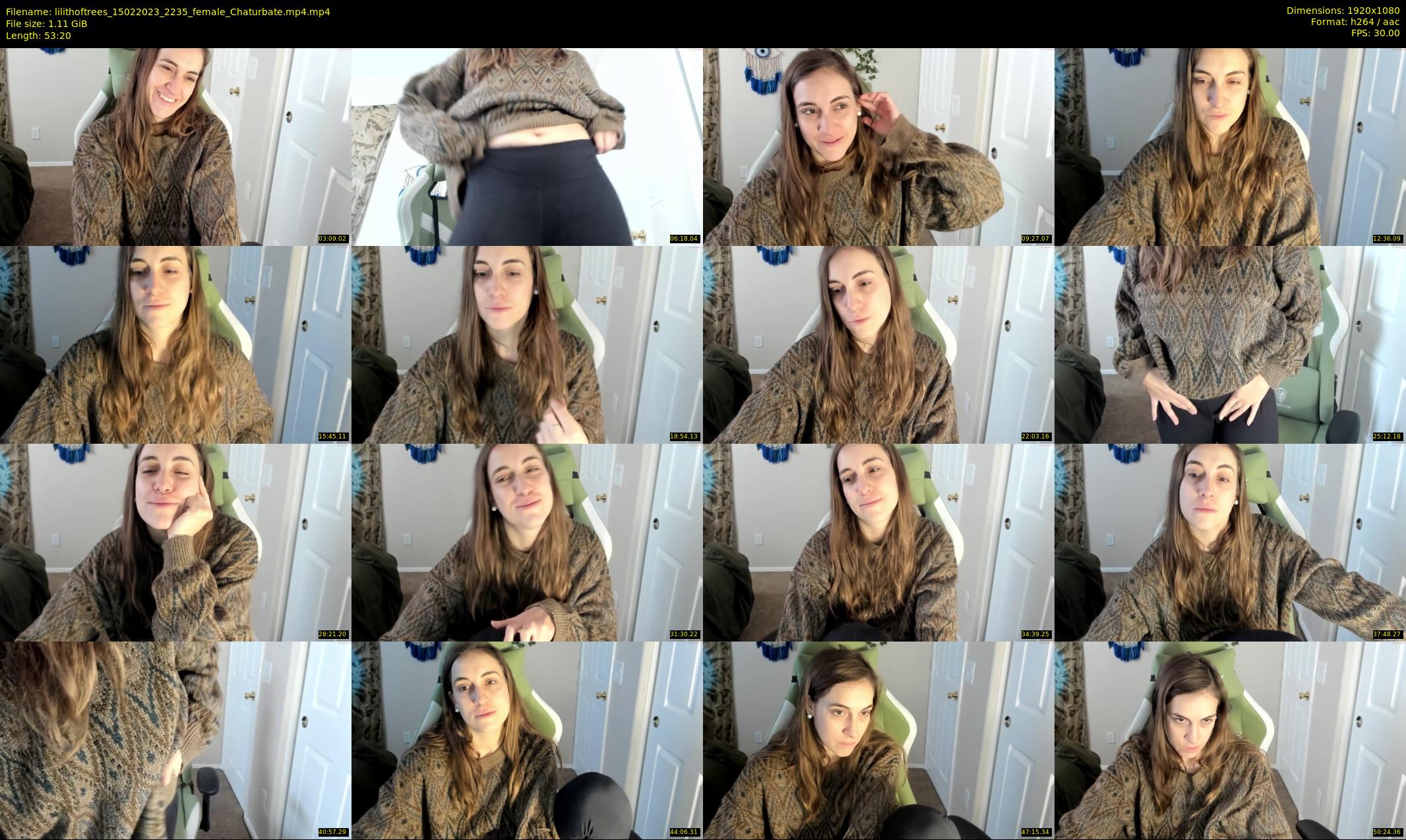 lilithoftrees — 54 minute Chaturbate female cam show recording, 1080p, Feb 15, 2023